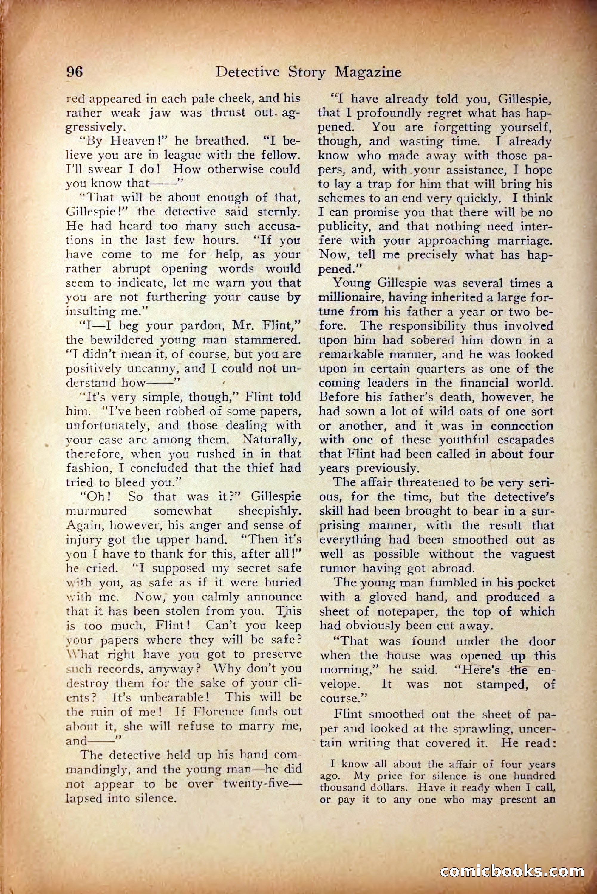 Detective Story Magazine, October 5, 1916 — page 98 of 132