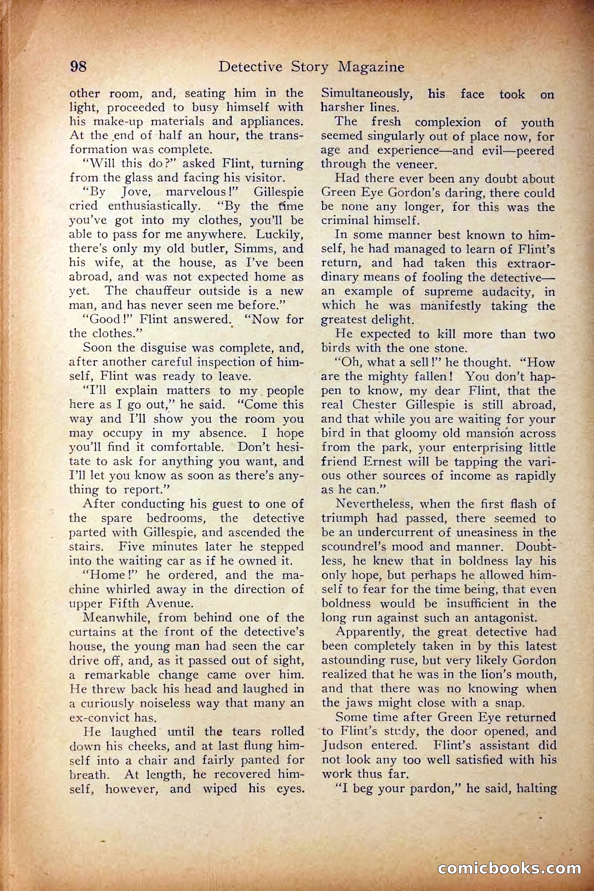 Detective Story Magazine, October 5, 1916 — page 100 of 132
