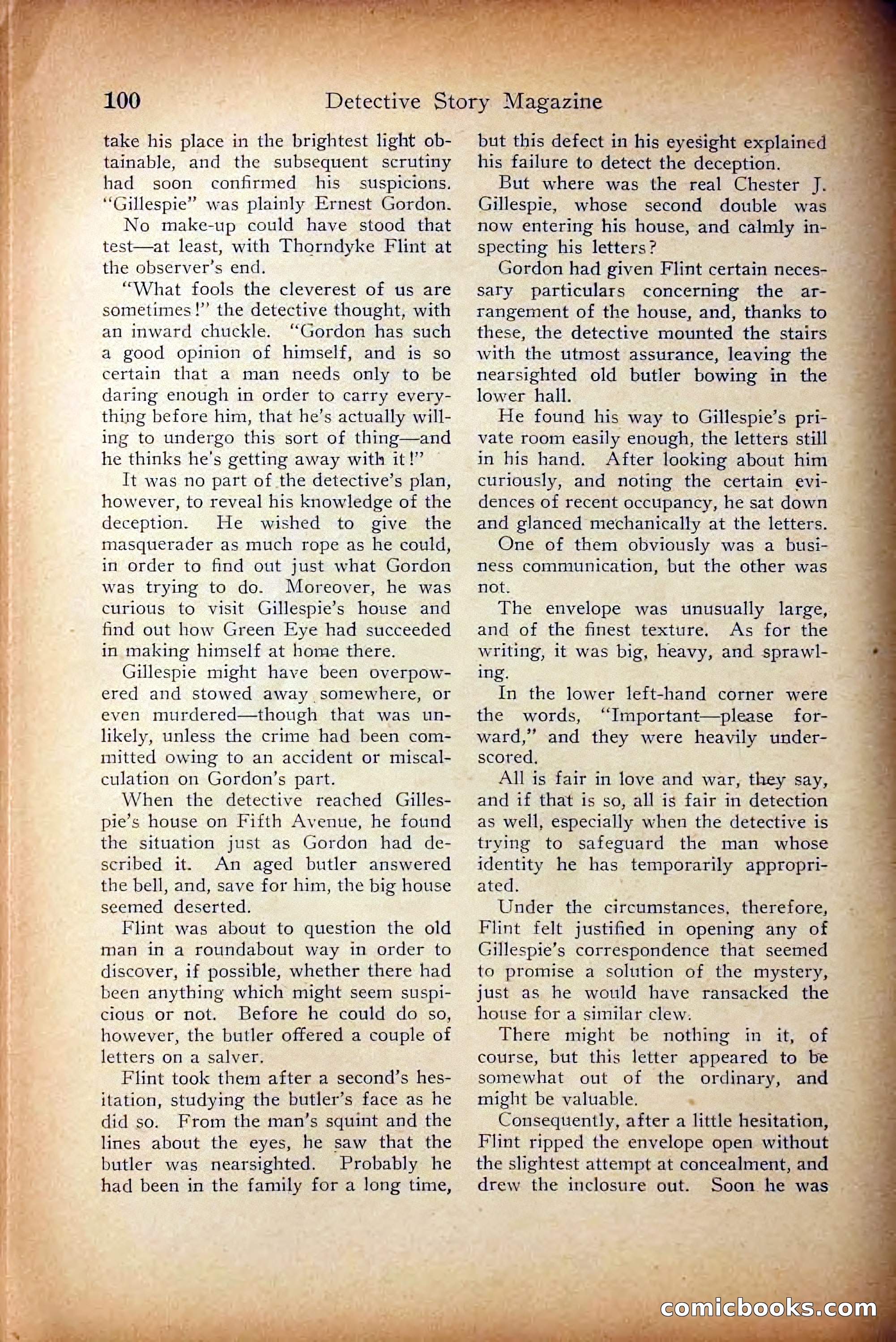 Detective Story Magazine, October 5, 1916 — page 102 of 132