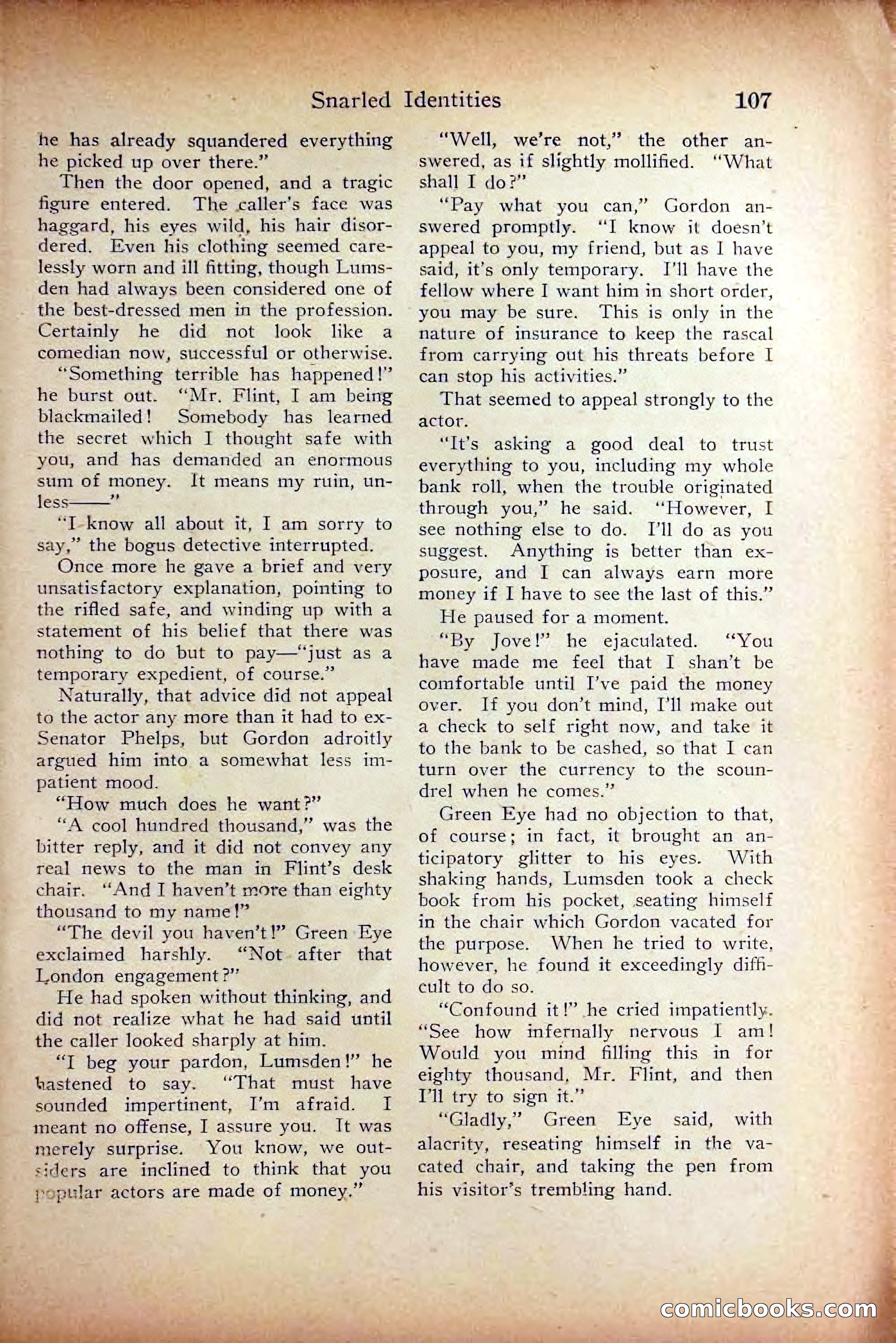Detective Story Magazine, October 5, 1916 — page 109 of 132