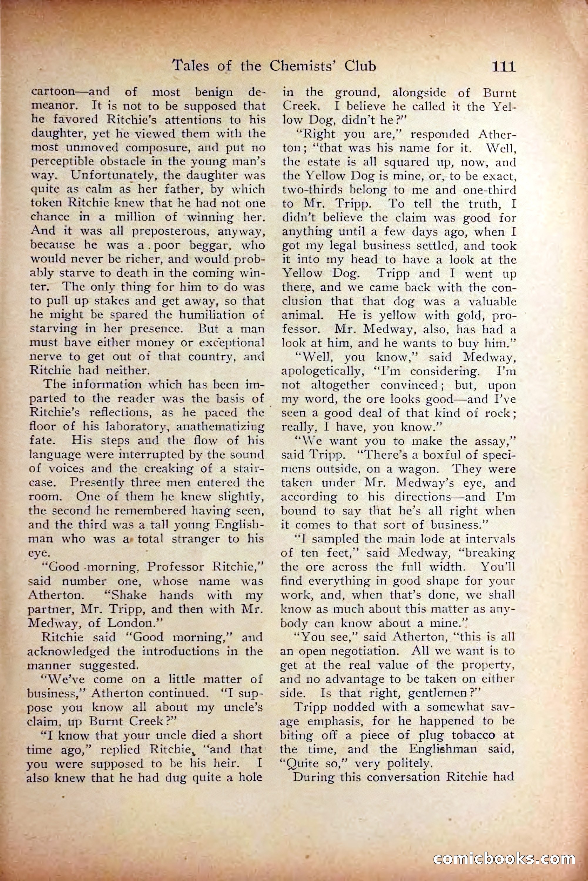 Detective Story Magazine, October 5, 1916 — page 113 of 132