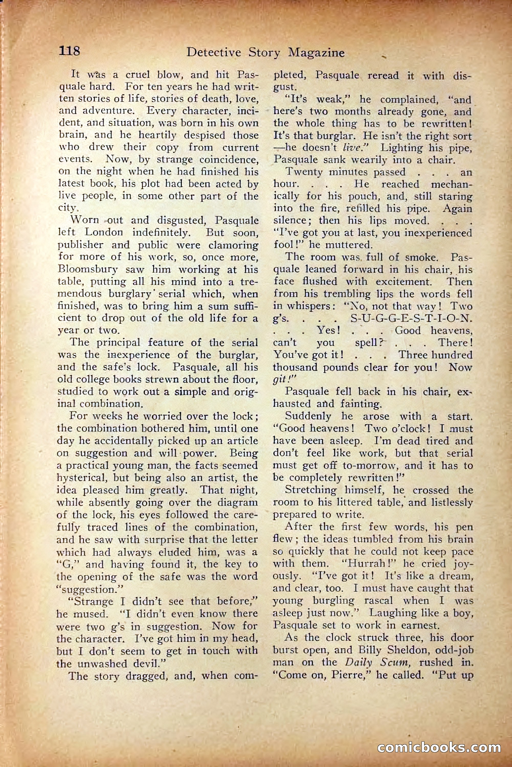 Detective Story Magazine, October 5, 1916 — page 120 of 132