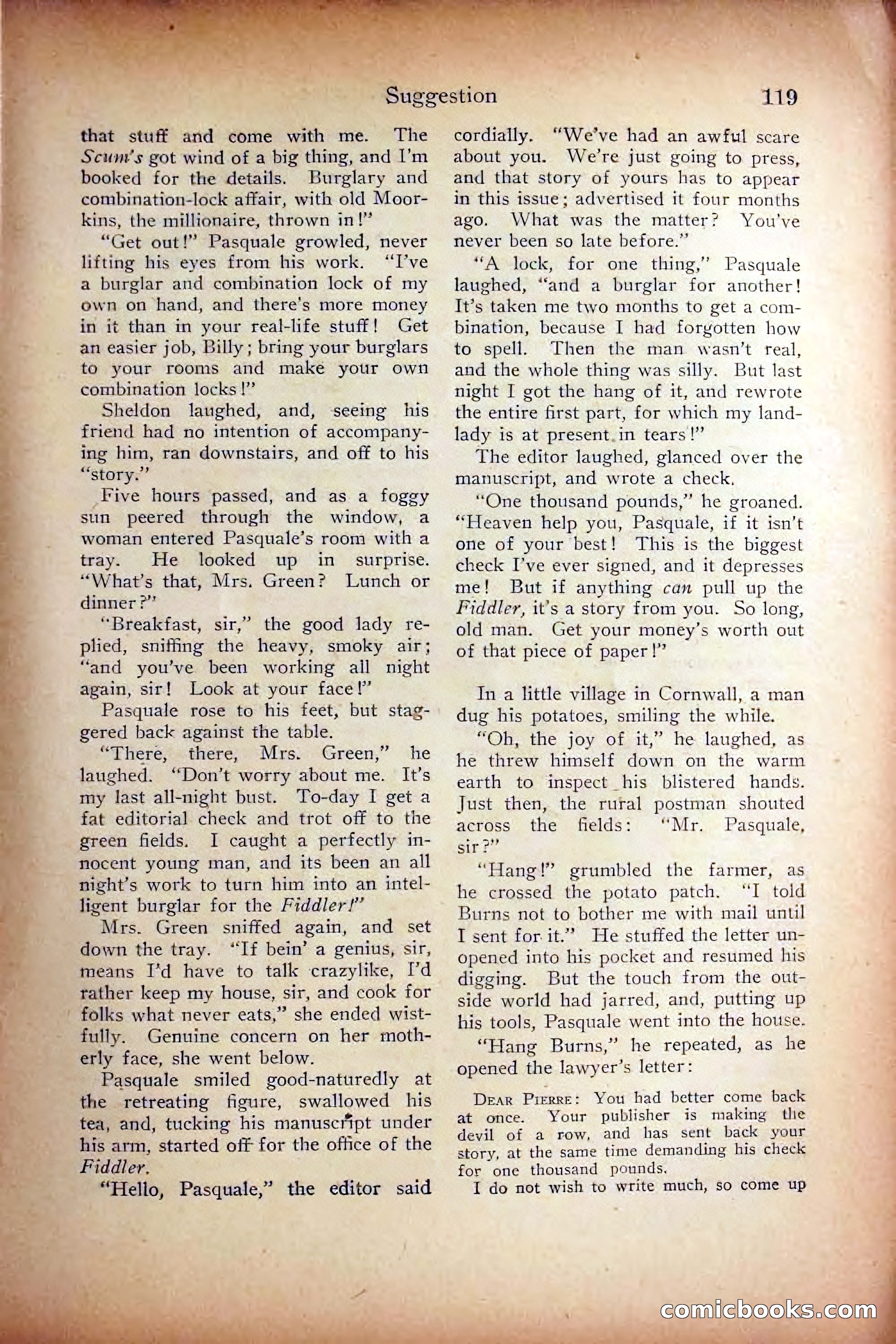 Detective Story Magazine, October 5, 1916 — page 121 of 132
