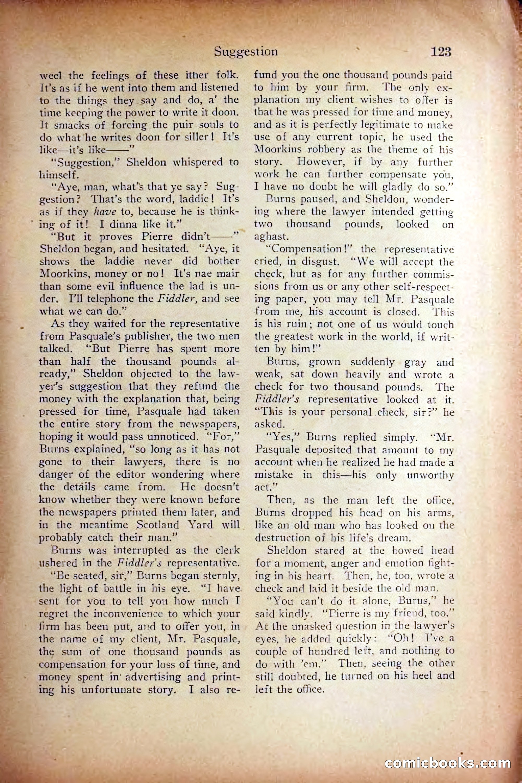 Detective Story Magazine, October 5, 1916 — page 125 of 132