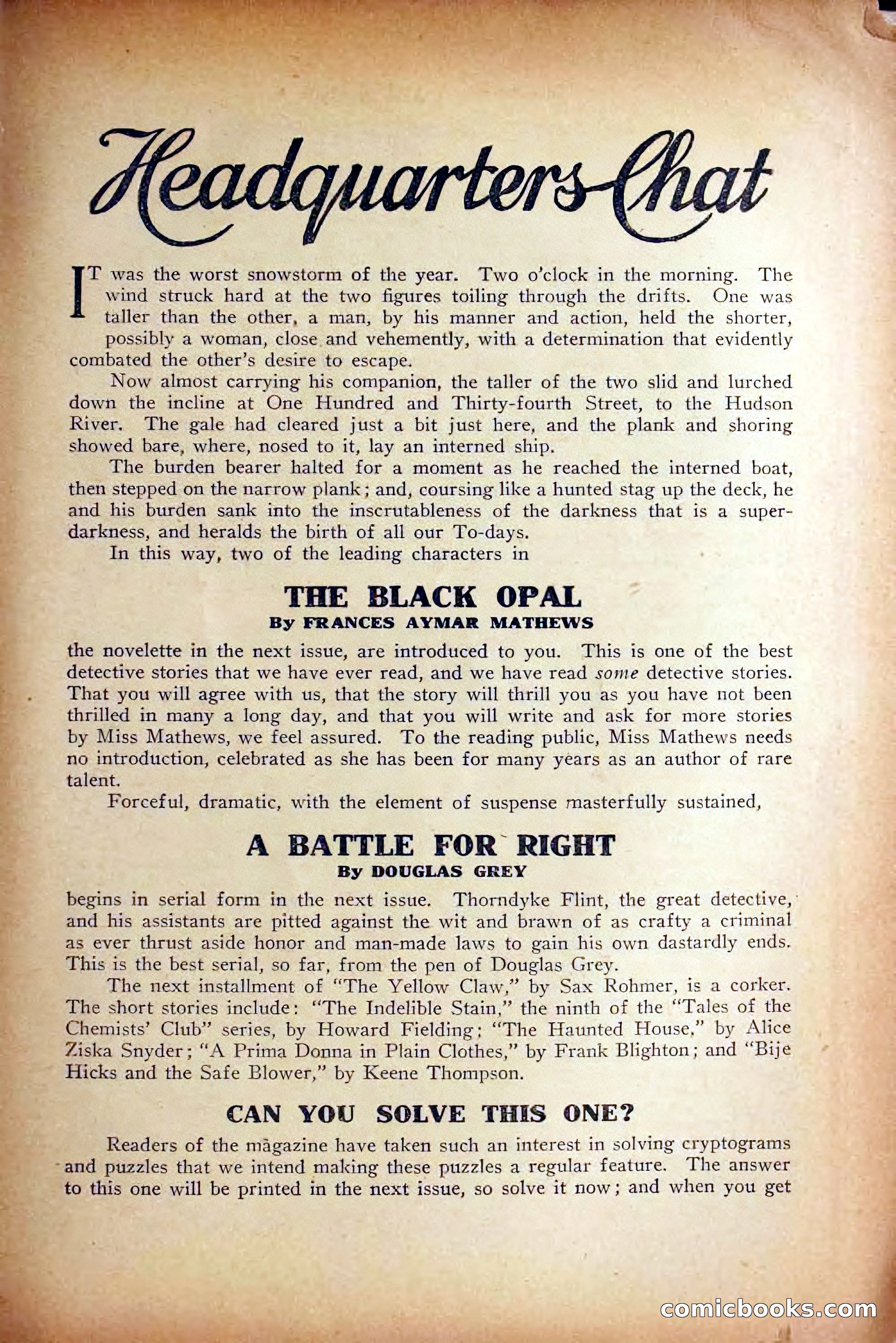 Detective Story Magazine, October 5, 1916 — page 129 of 132