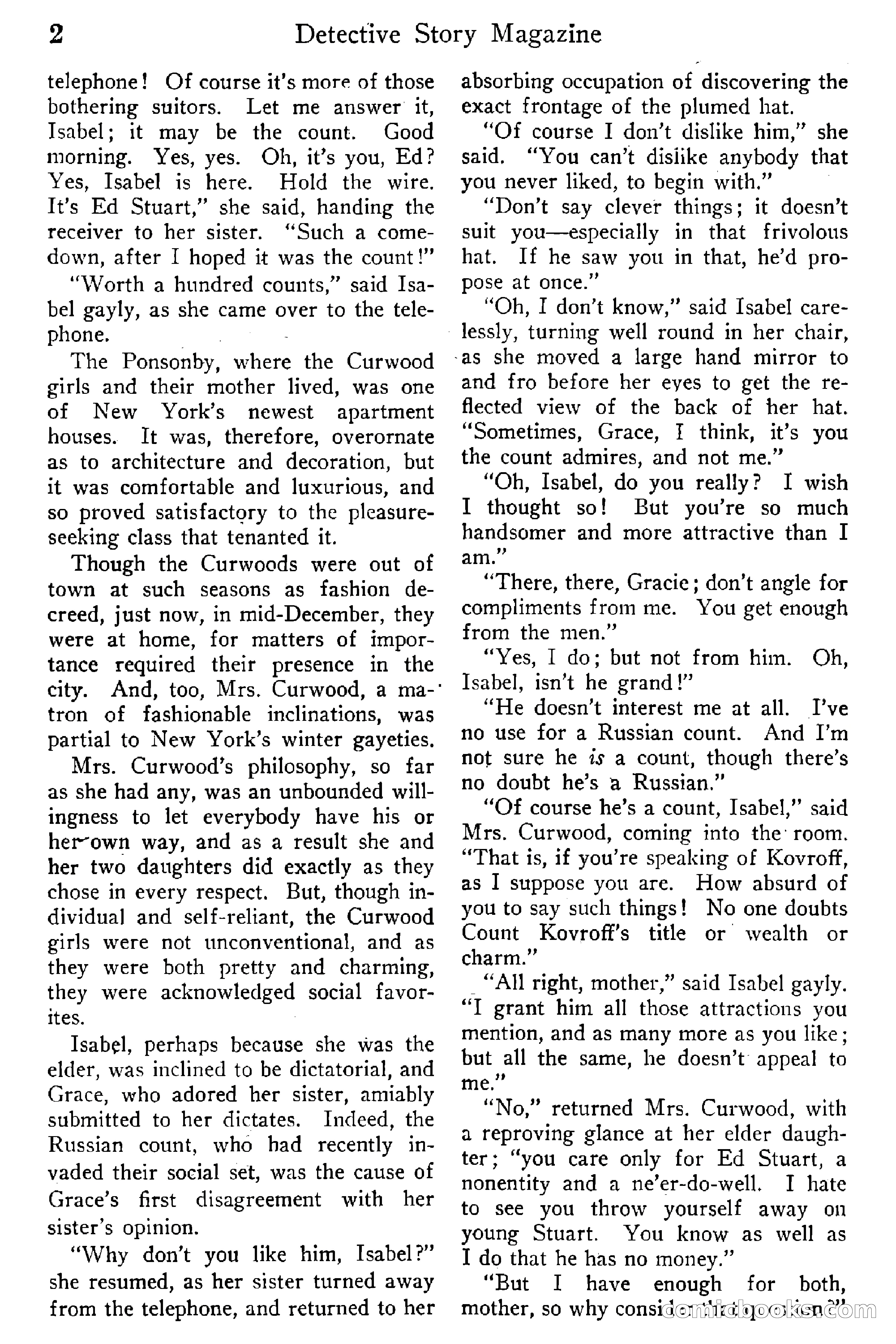Detective Story Magazine, Vol. 6, No. 1 — page 4 of 132