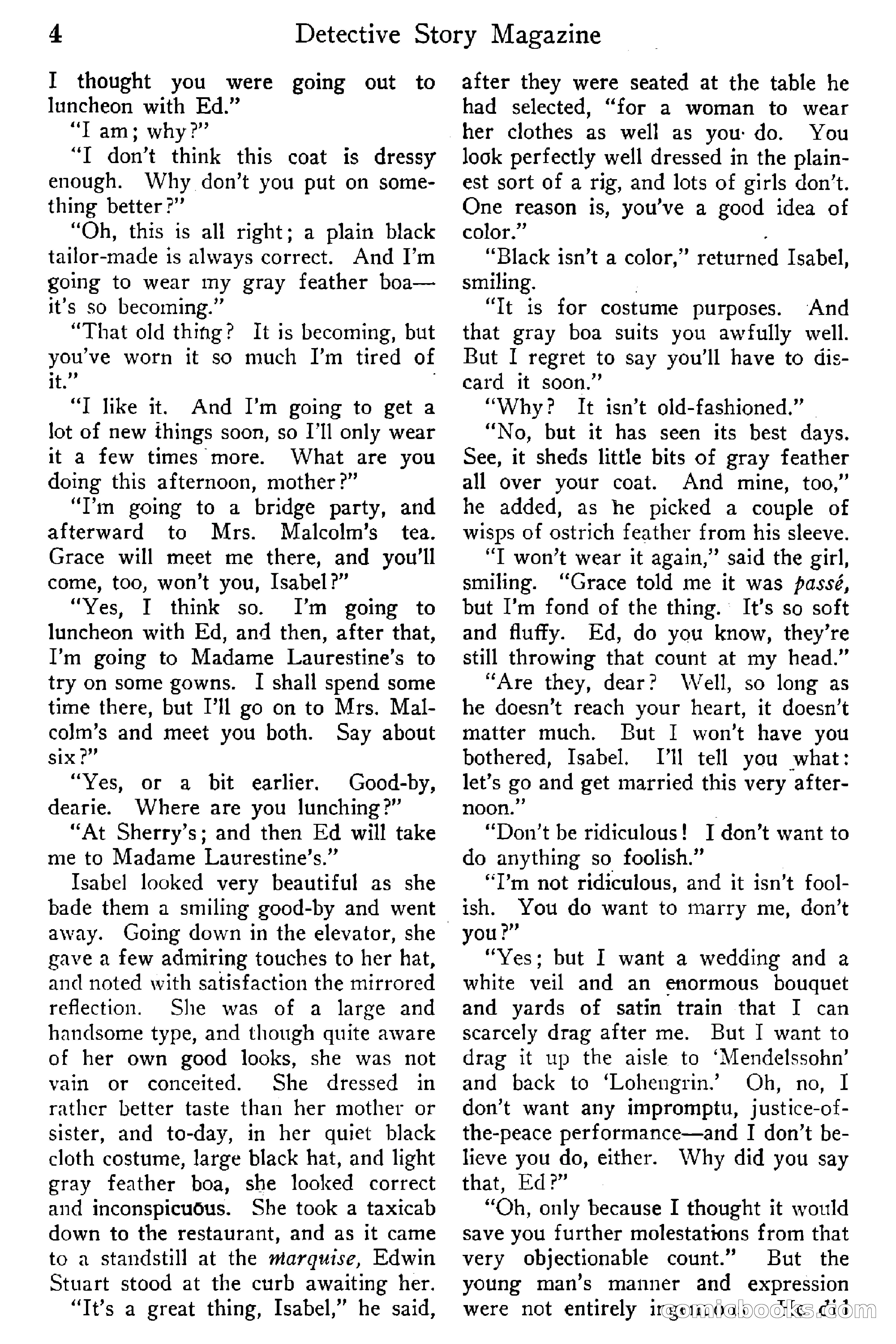 Detective Story Magazine, Vol. 6, No. 1 — page 6 of 132