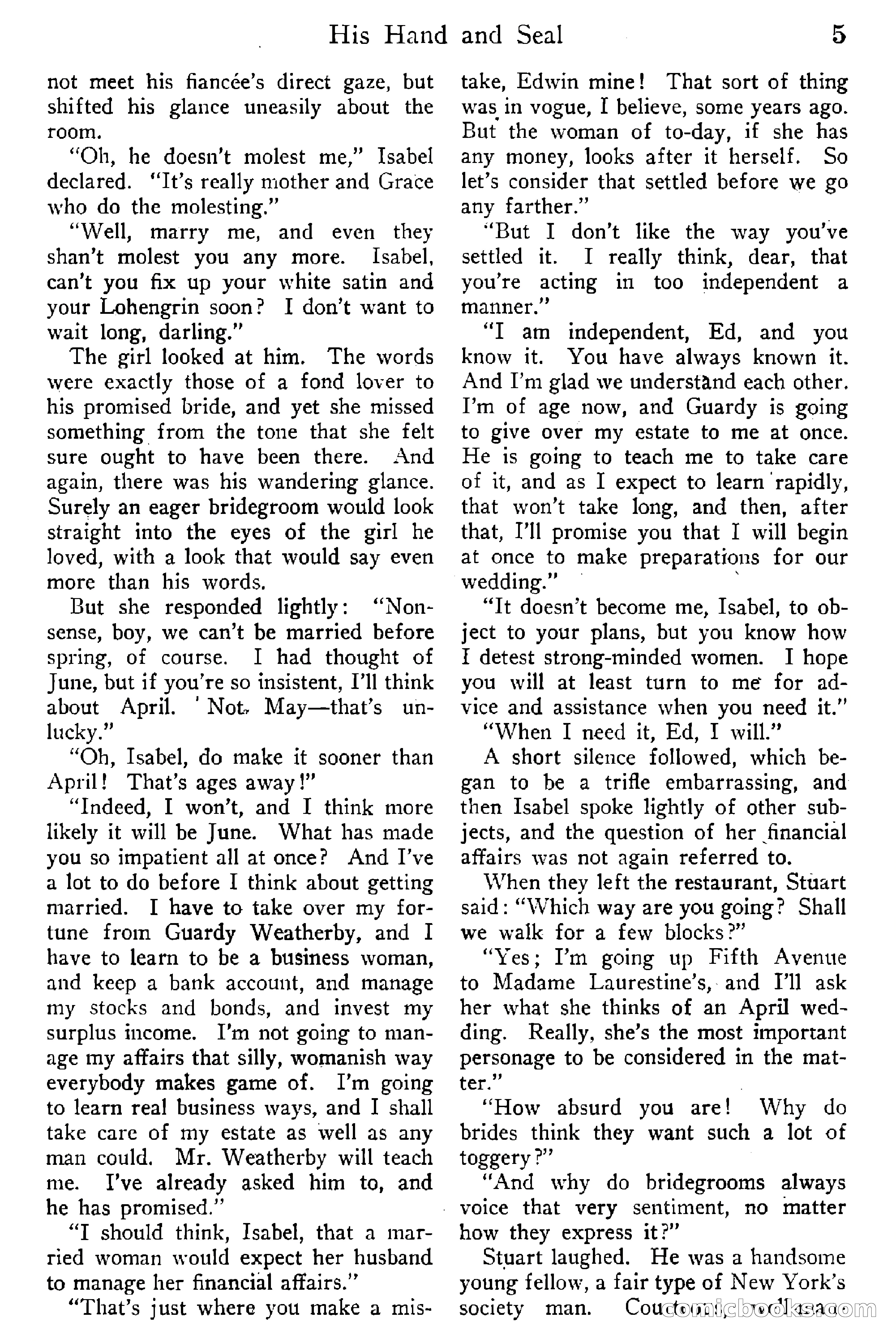 Detective Story Magazine, Vol. 6, No. 1 — page 7 of 132
