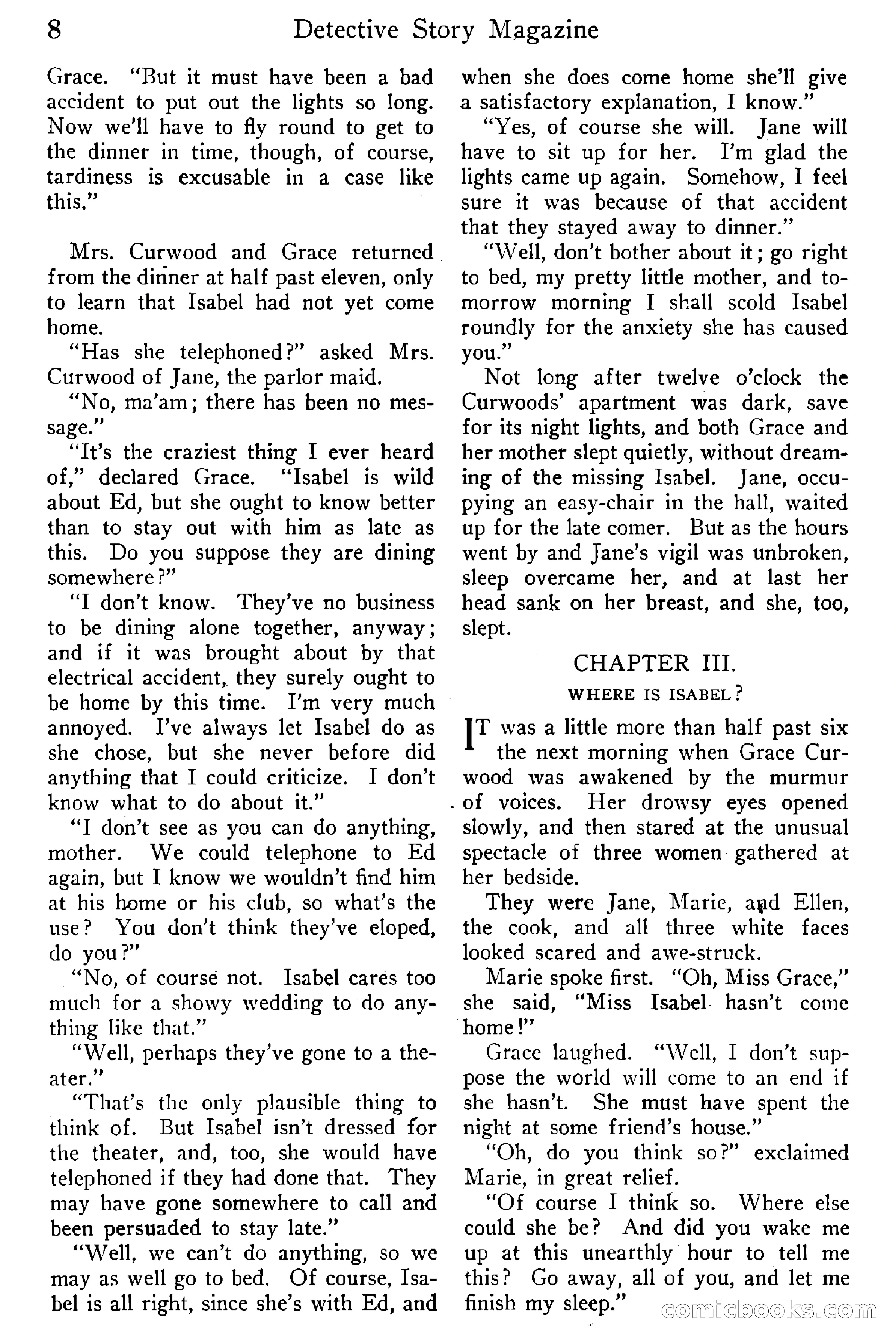 Detective Story Magazine, Vol. 6, No. 1 — page 10 of 132
