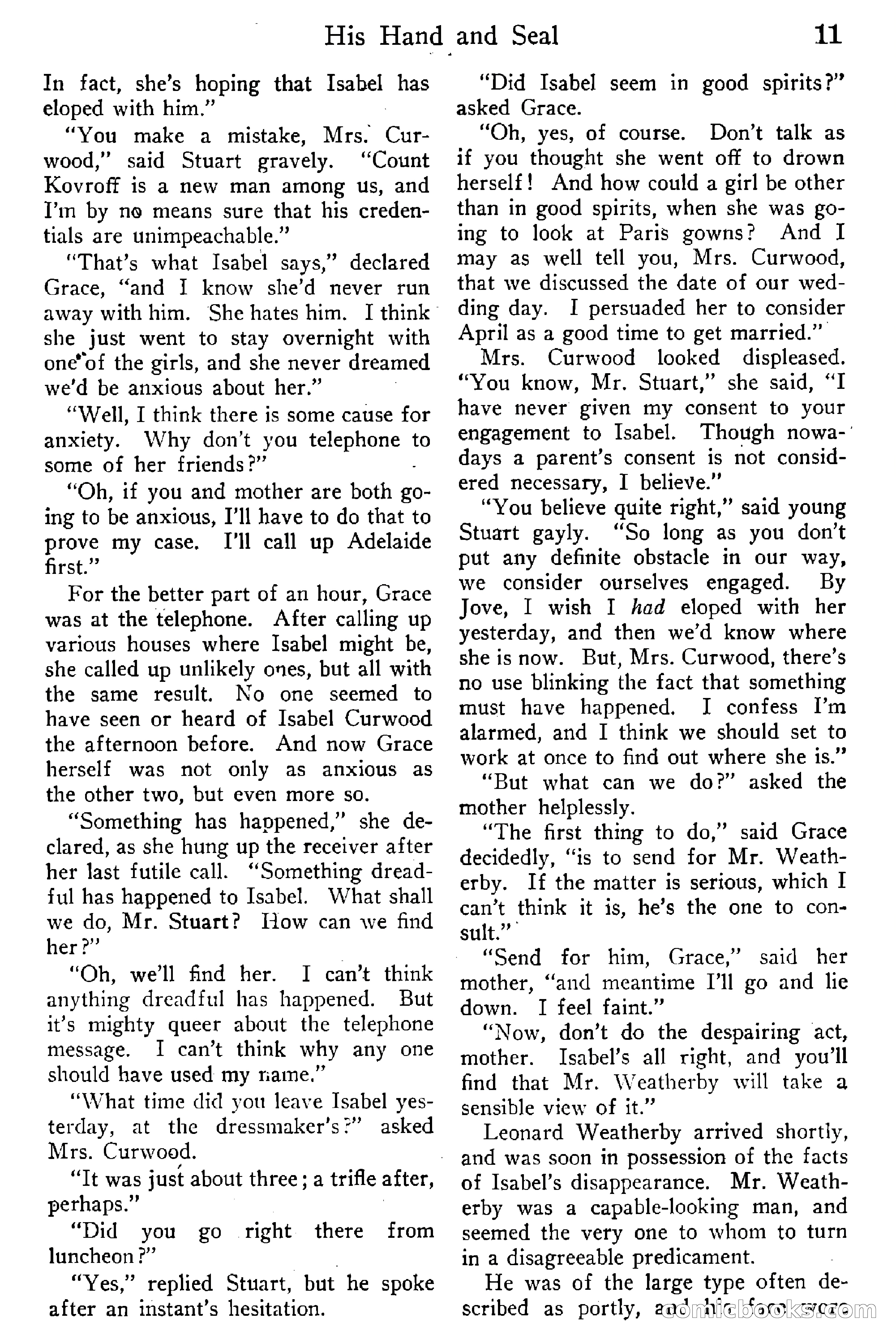 Detective Story Magazine, Vol. 6, No. 1 — page 13 of 132