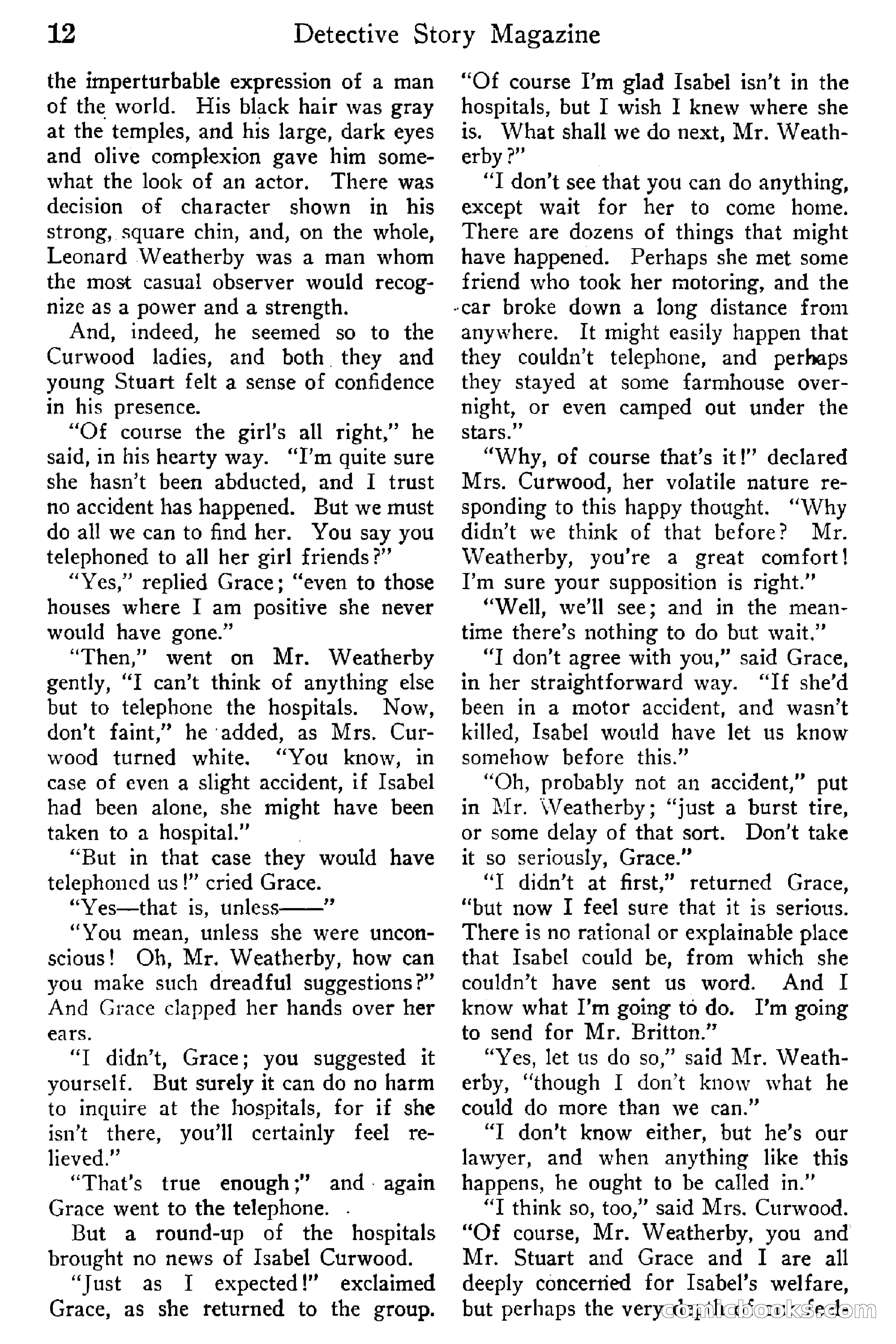 Detective Story Magazine, Vol. 6, No. 1 — page 14 of 132