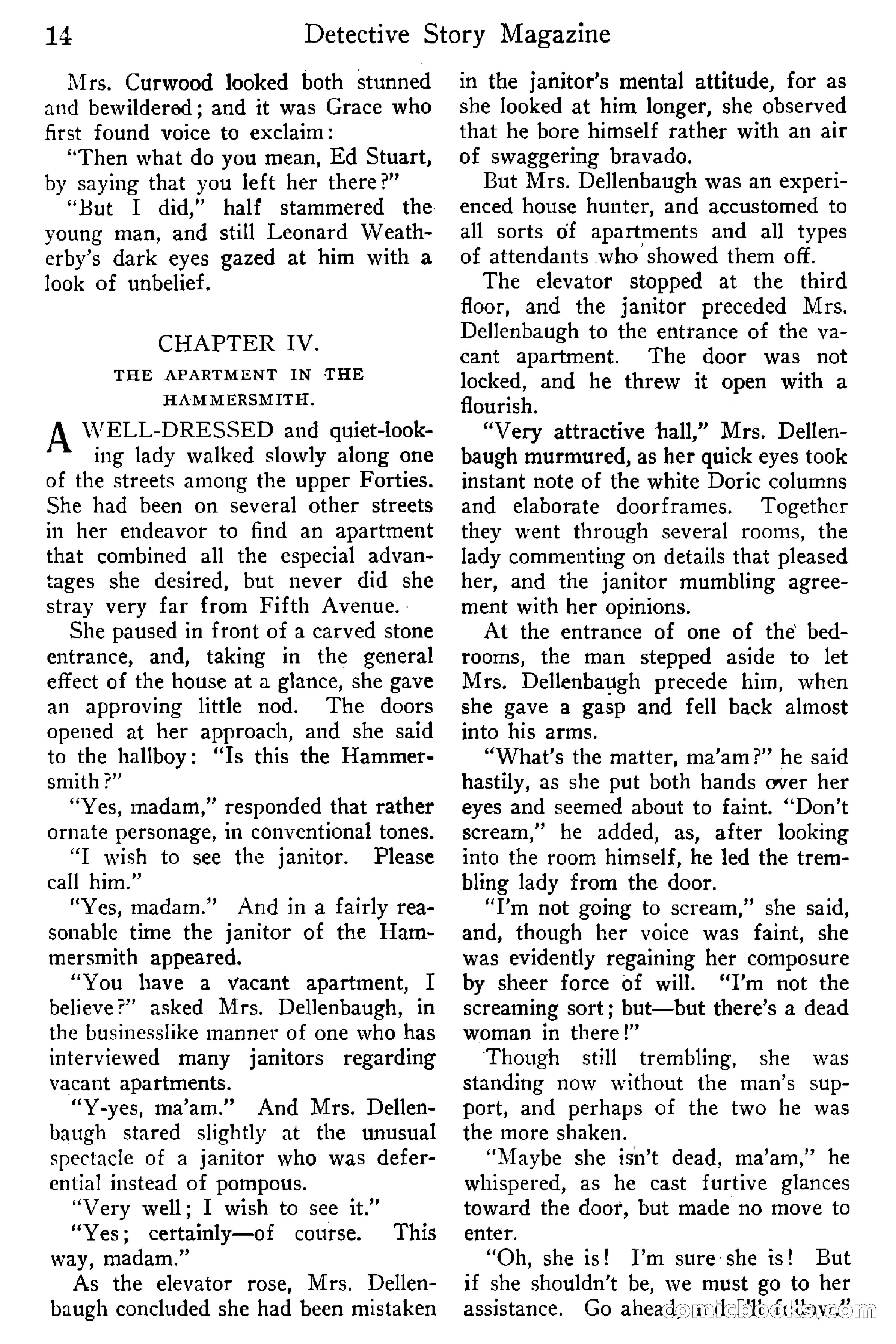 Detective Story Magazine, Vol. 6, No. 1 — page 16 of 132