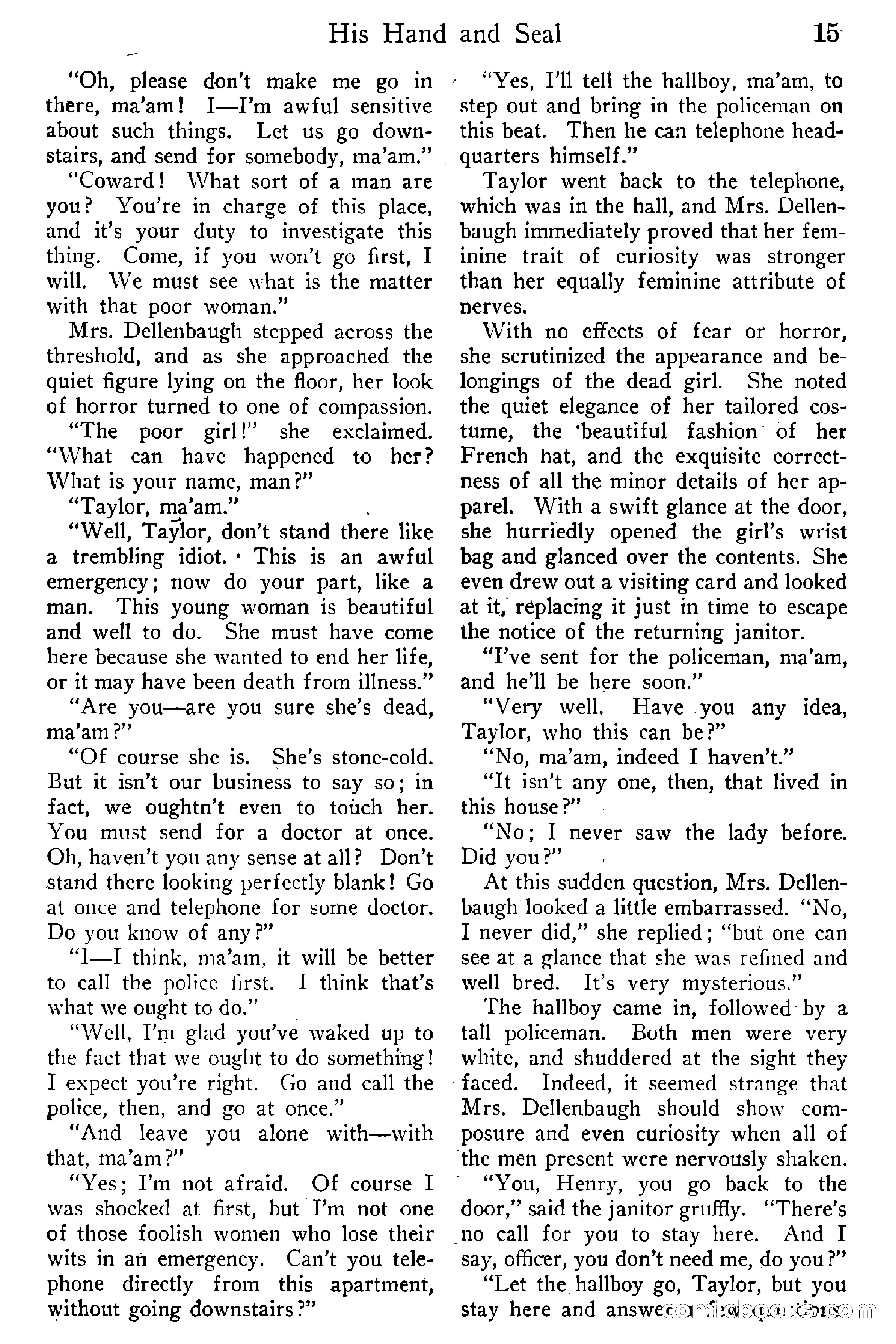 Detective Story Magazine, Vol. 6, No. 1 — page 17 of 132