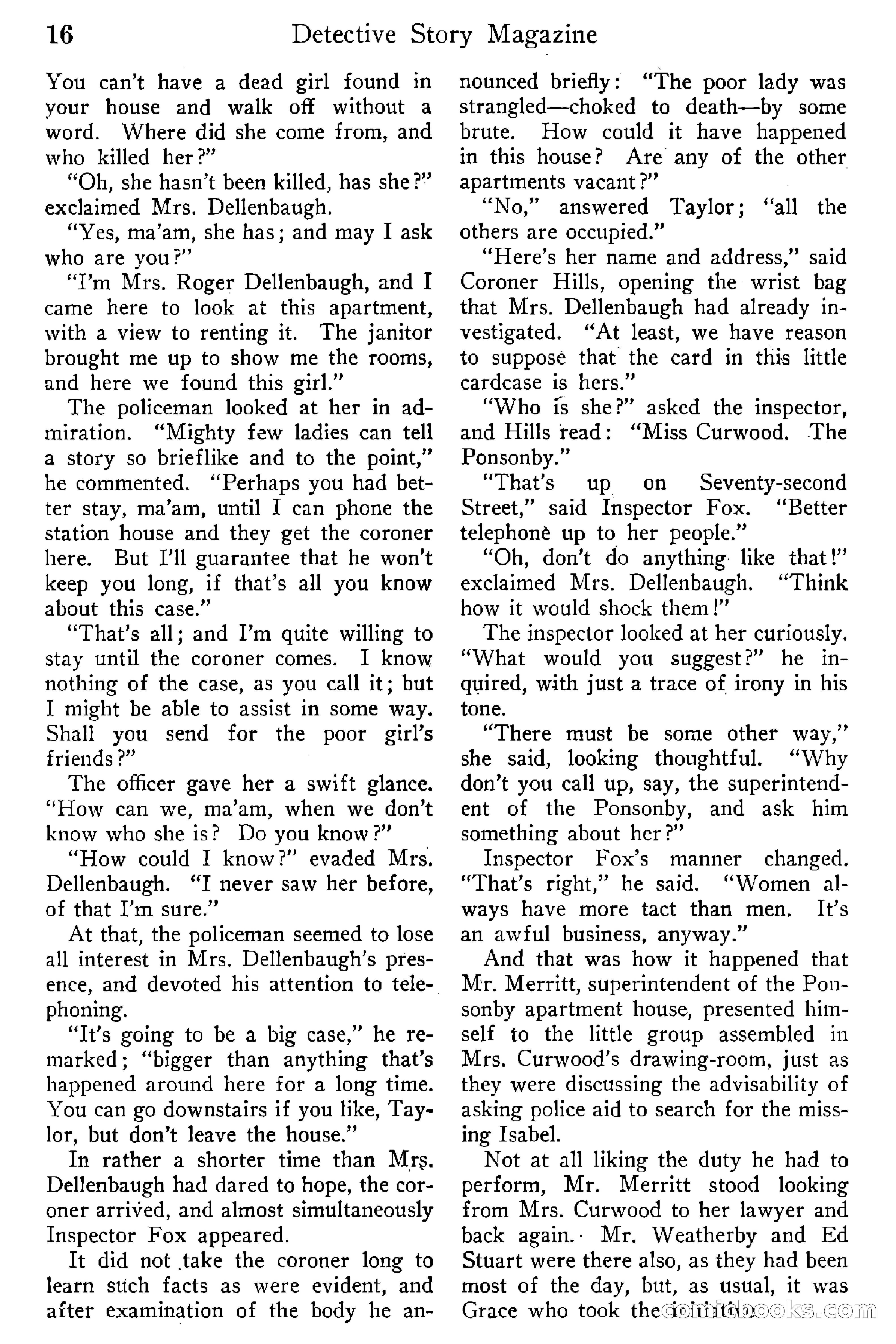 Detective Story Magazine, Vol. 6, No. 1 — page 18 of 132