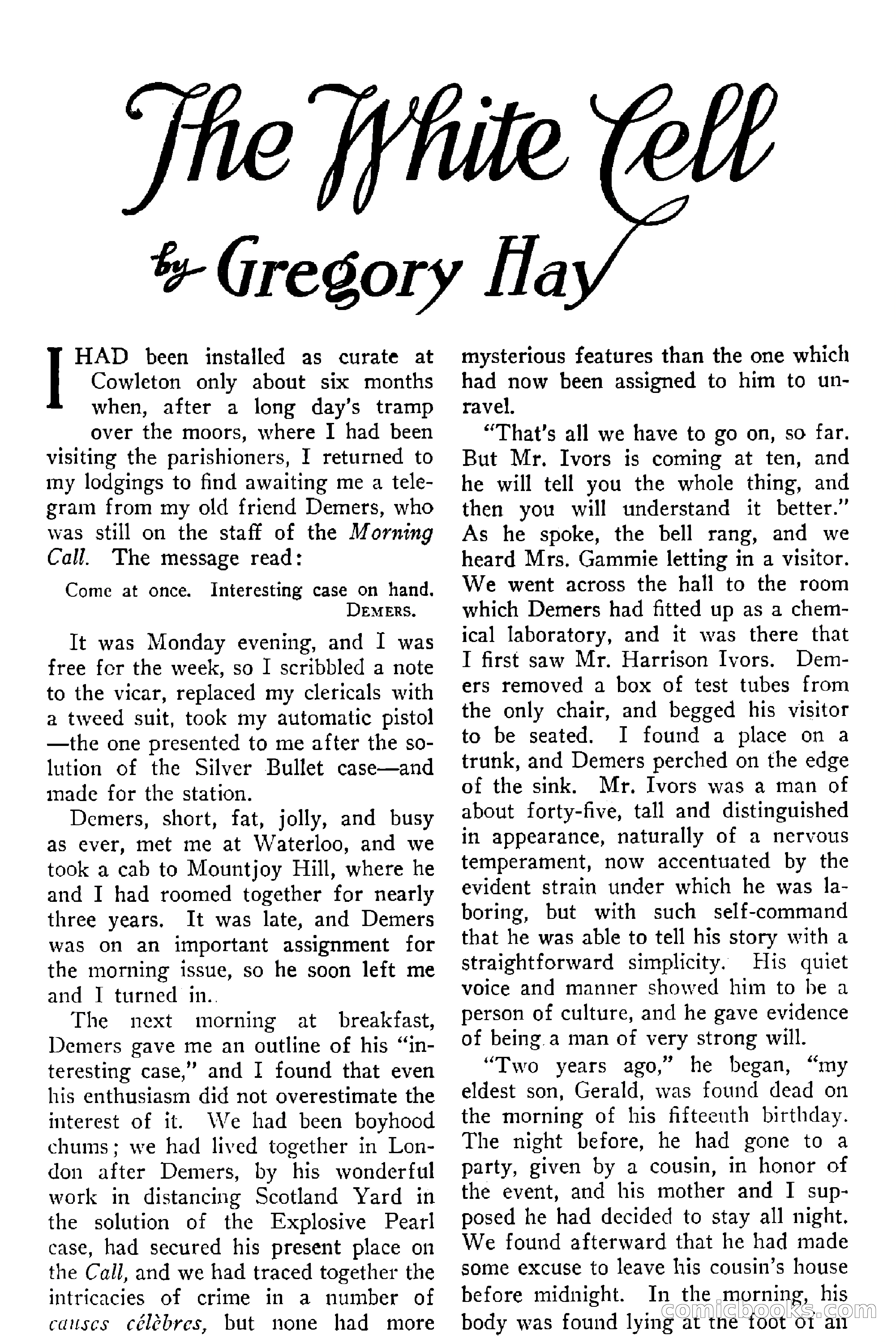Detective Story Magazine, Vol. 6, No. 1 — page 21 of 132
