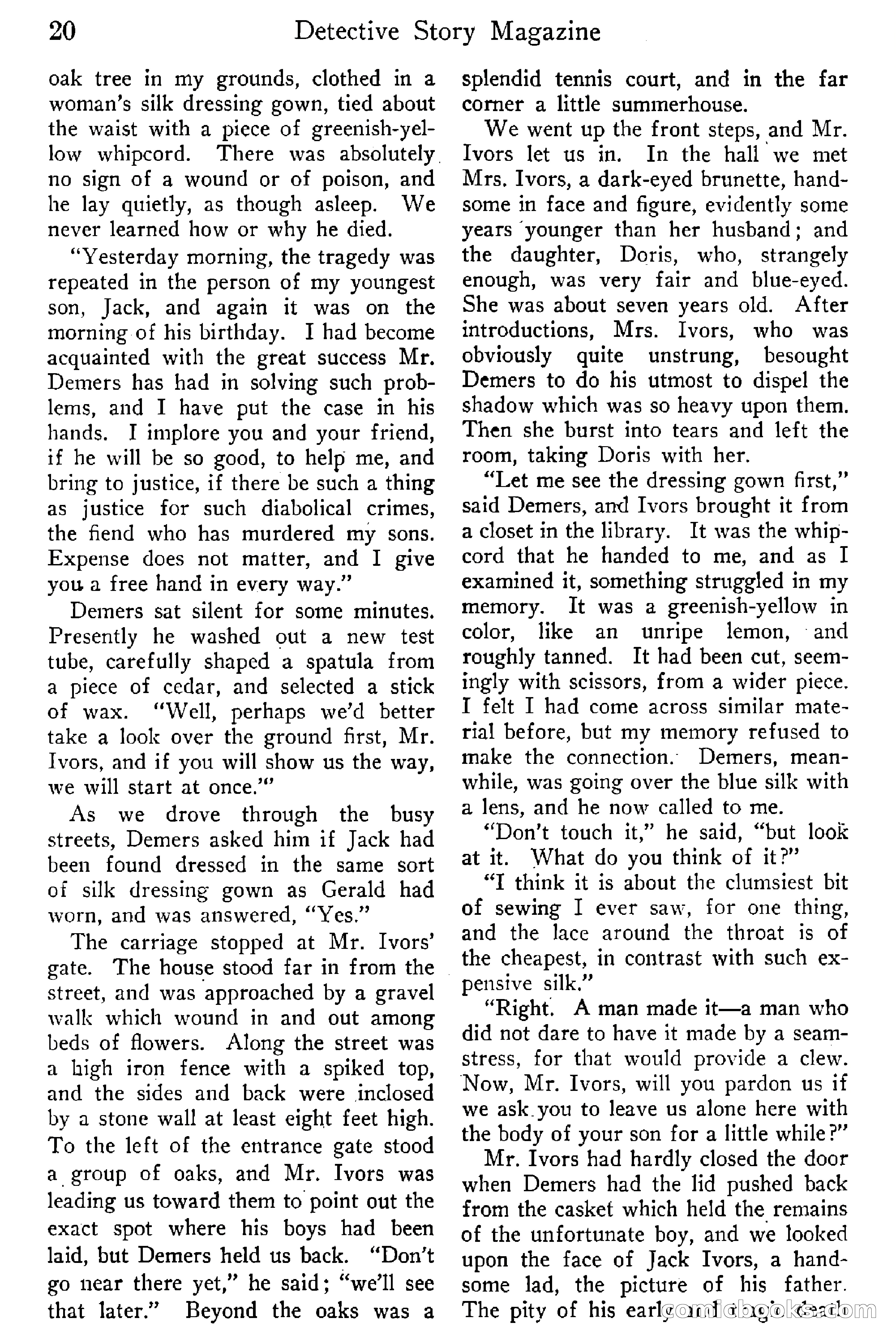 Detective Story Magazine, Vol. 6, No. 1 — page 22 of 132