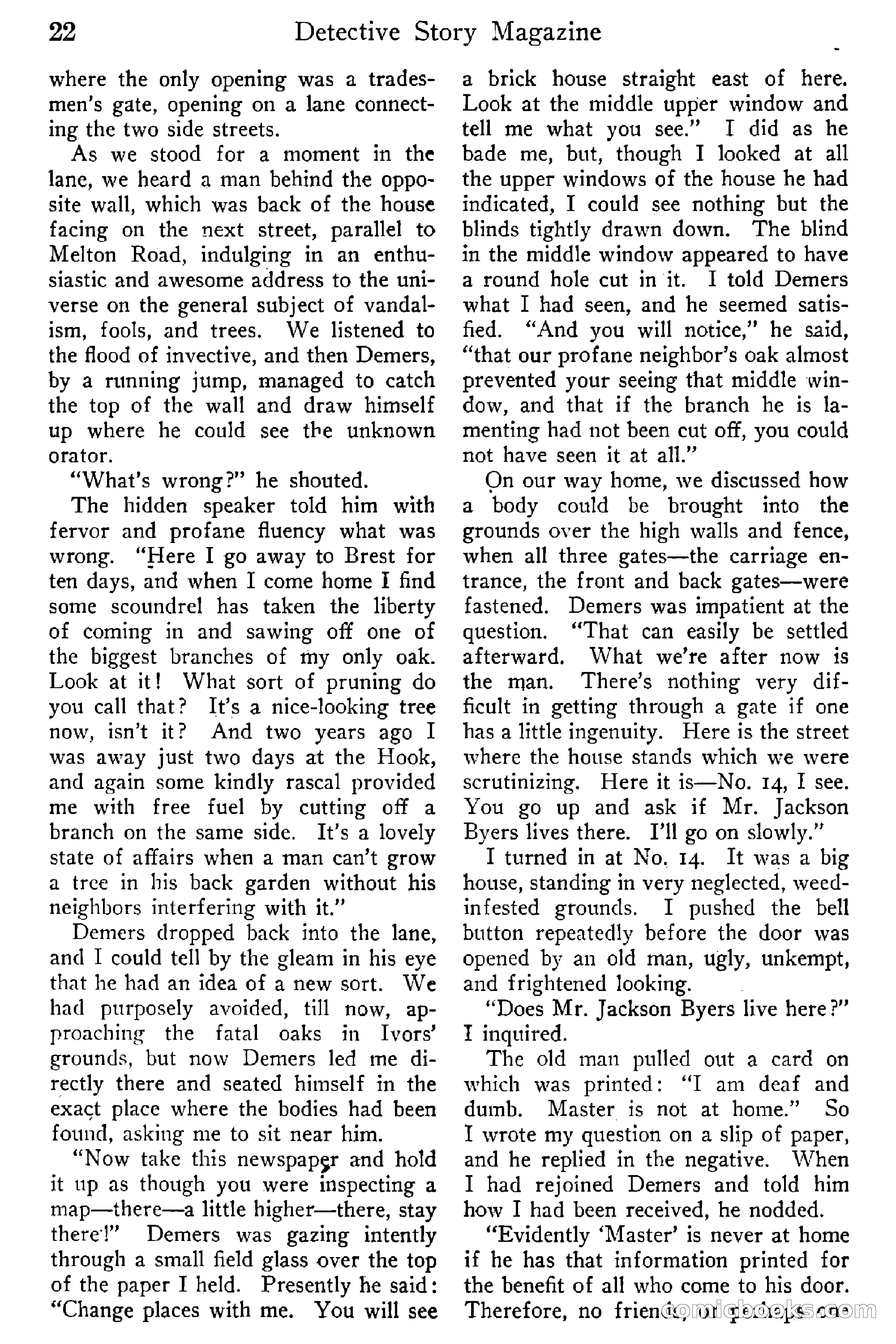 Detective Story Magazine, Vol. 6, No. 1 — page 24 of 132