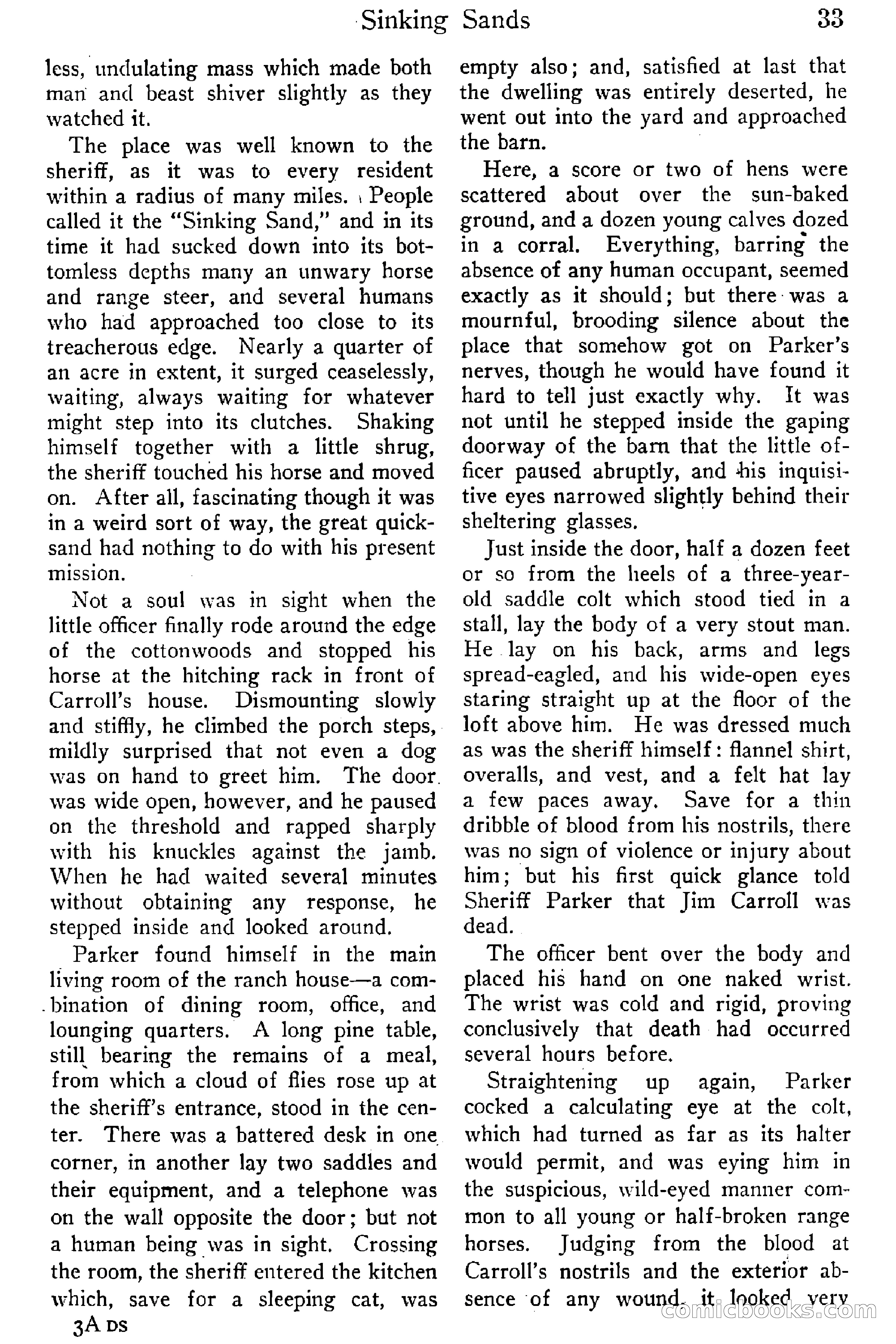 Detective Story Magazine, Vol. 6, No. 1 — page 35 of 132