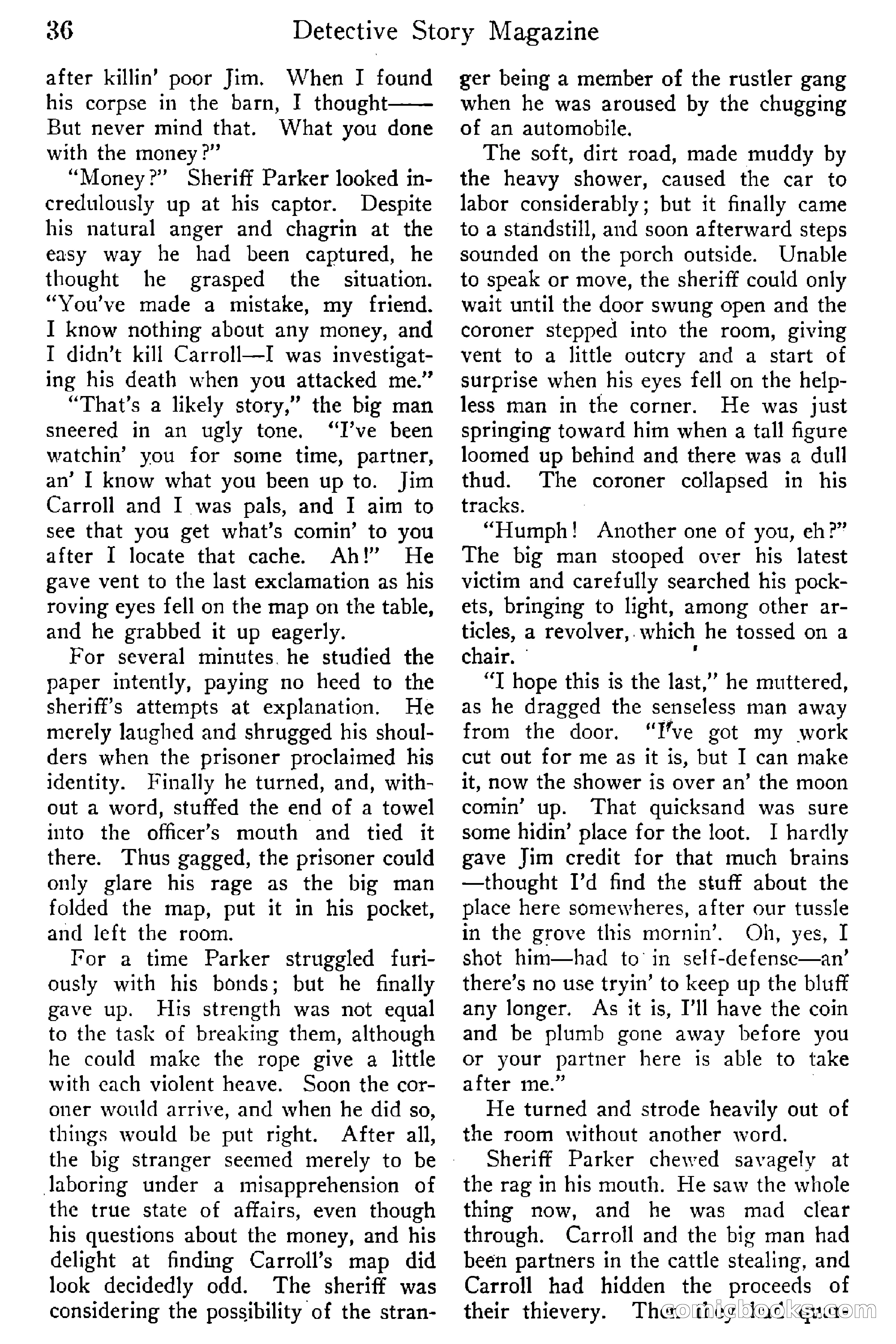 Detective Story Magazine, Vol. 6, No. 1 — page 38 of 132