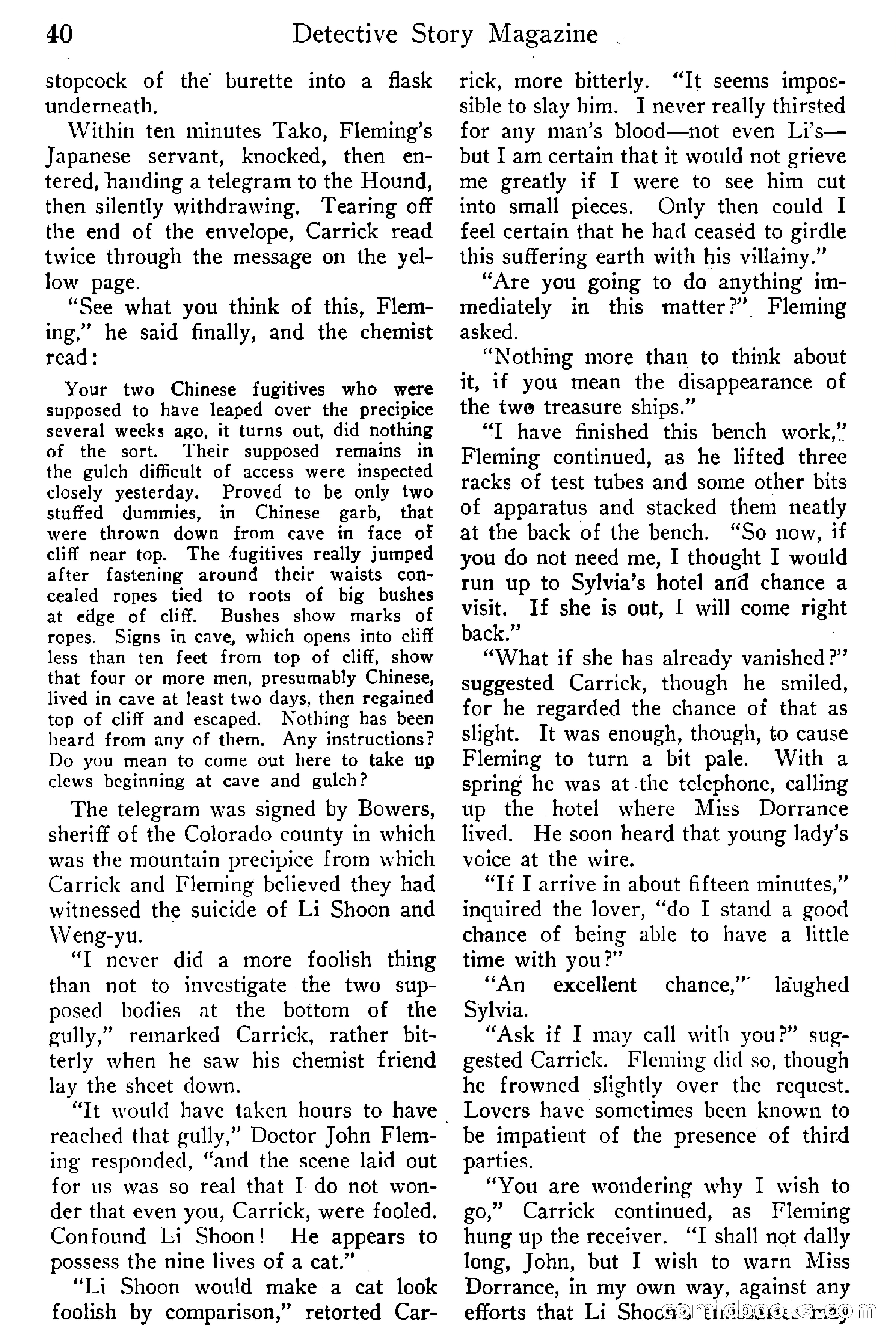 Detective Story Magazine, Vol. 6, No. 1 — page 42 of 132