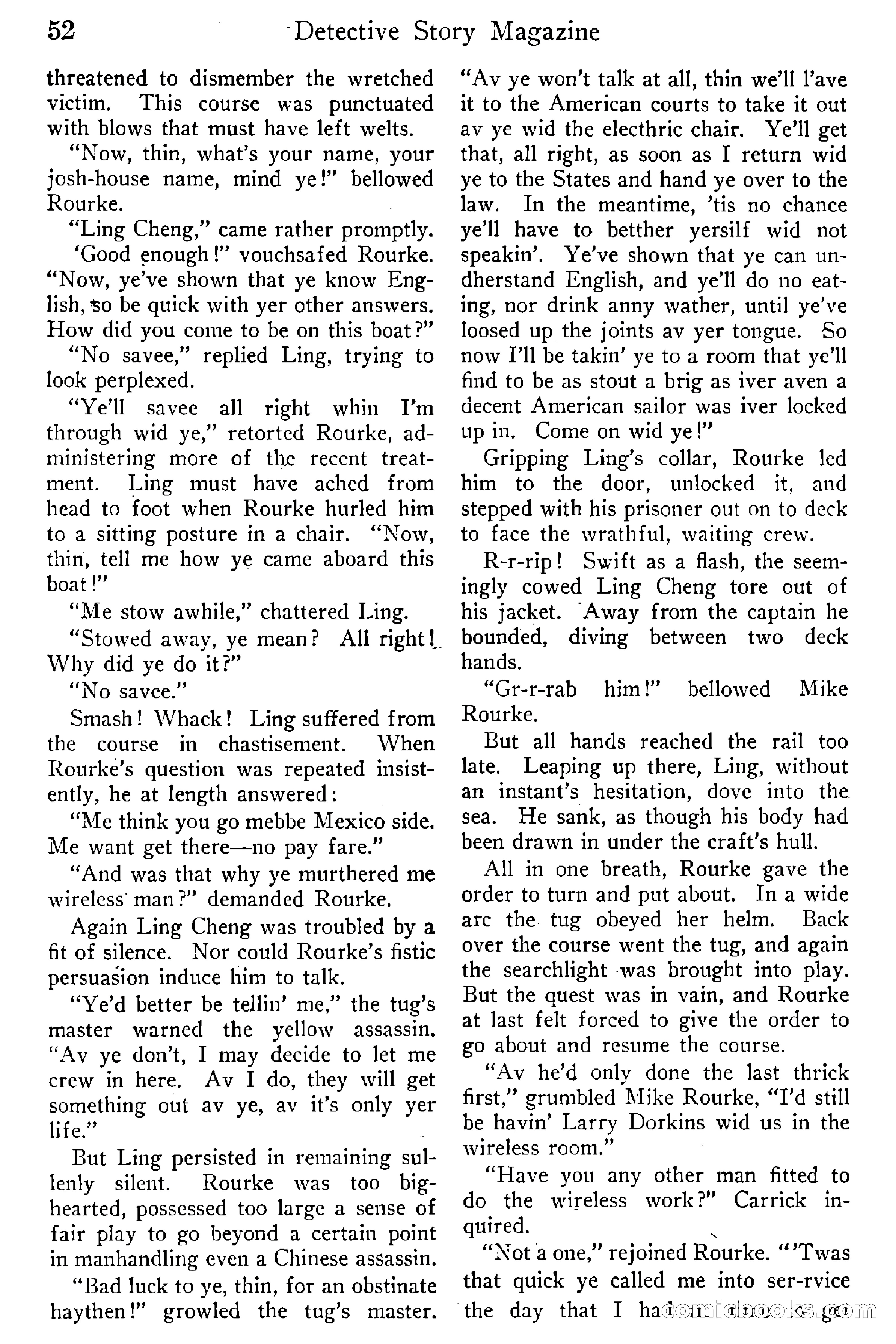 Detective Story Magazine, Vol. 6, No. 1 — page 54 of 132