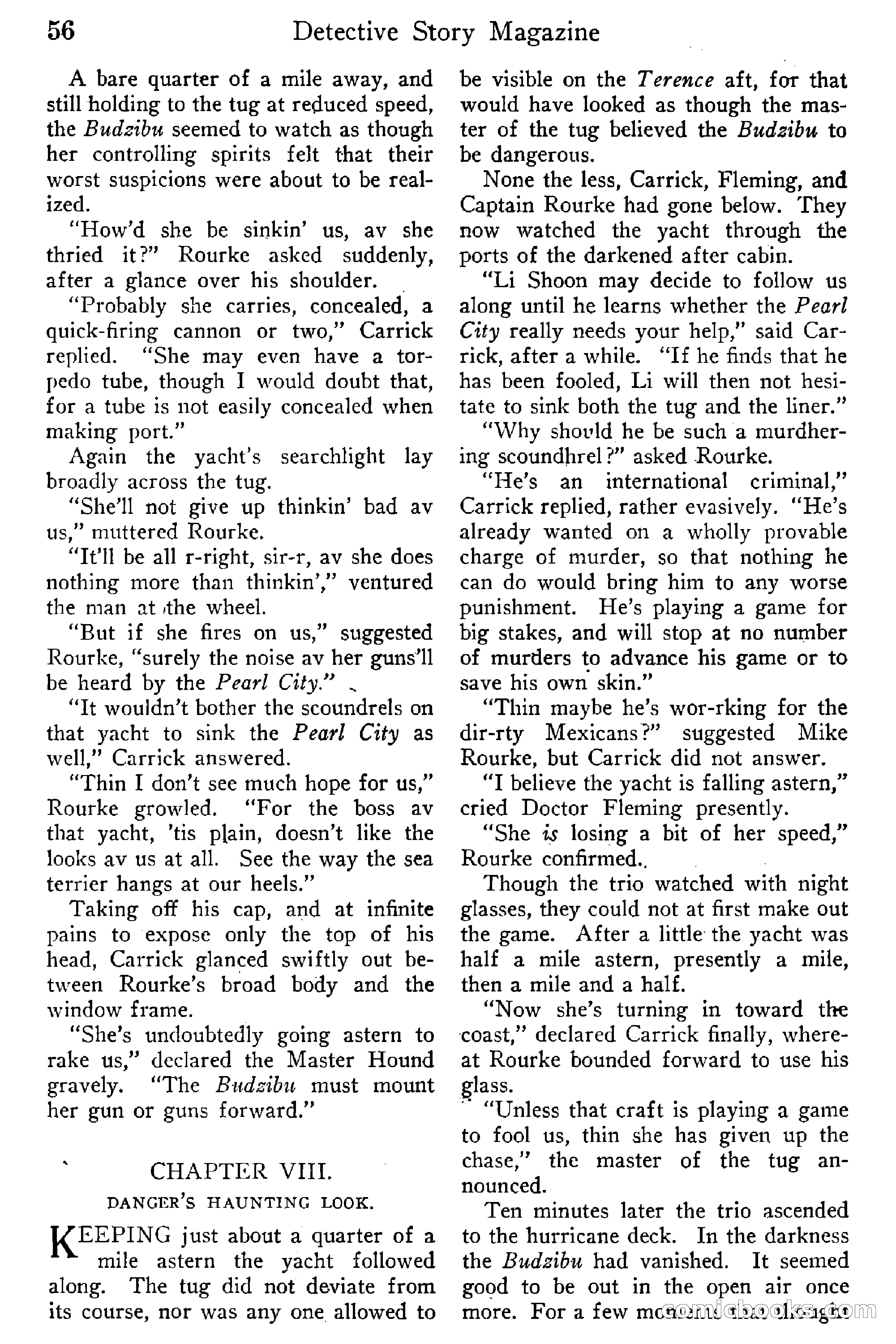 Detective Story Magazine, Vol. 6, No. 1 — page 58 of 132