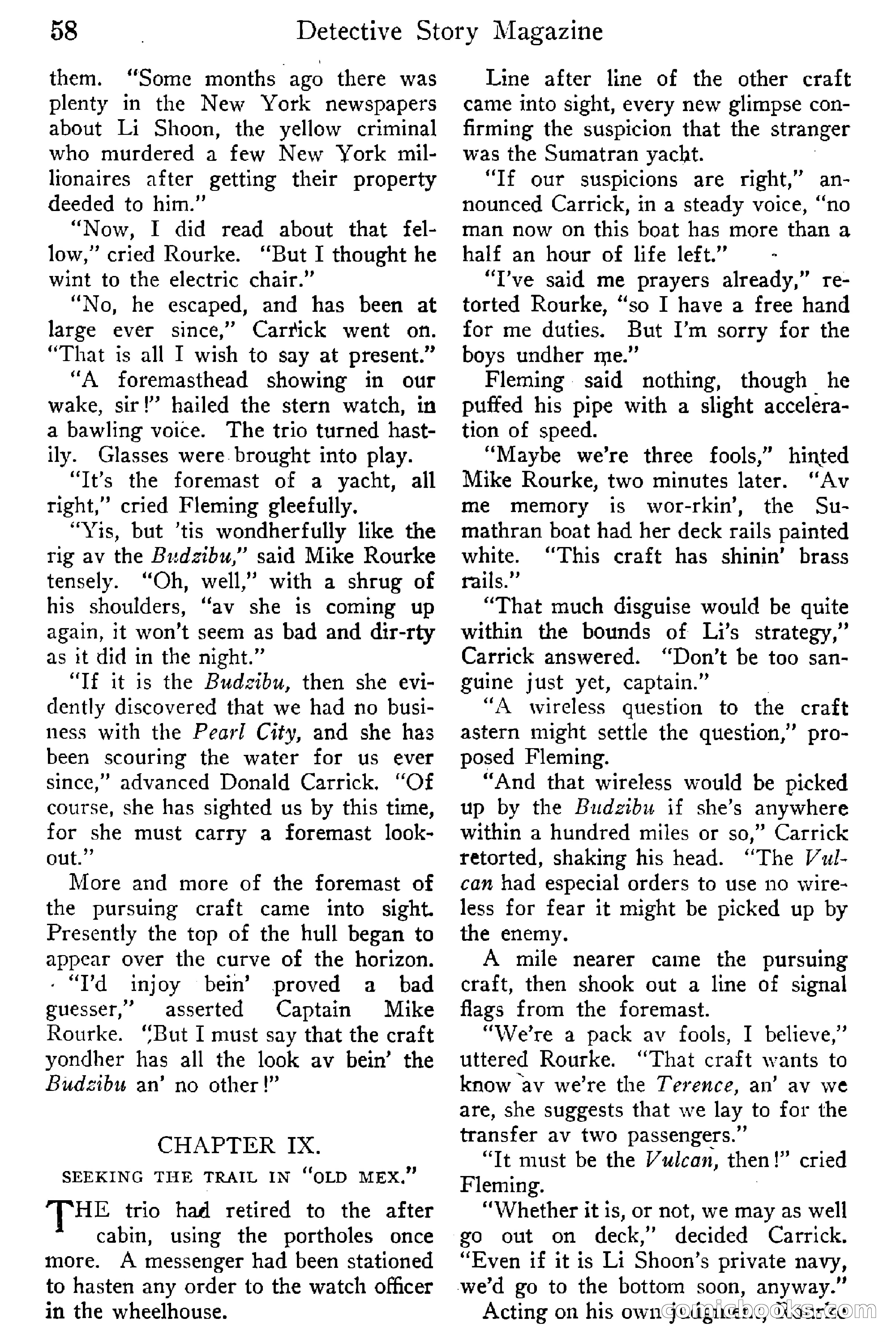 Detective Story Magazine, Vol. 6, No. 1 — page 60 of 132