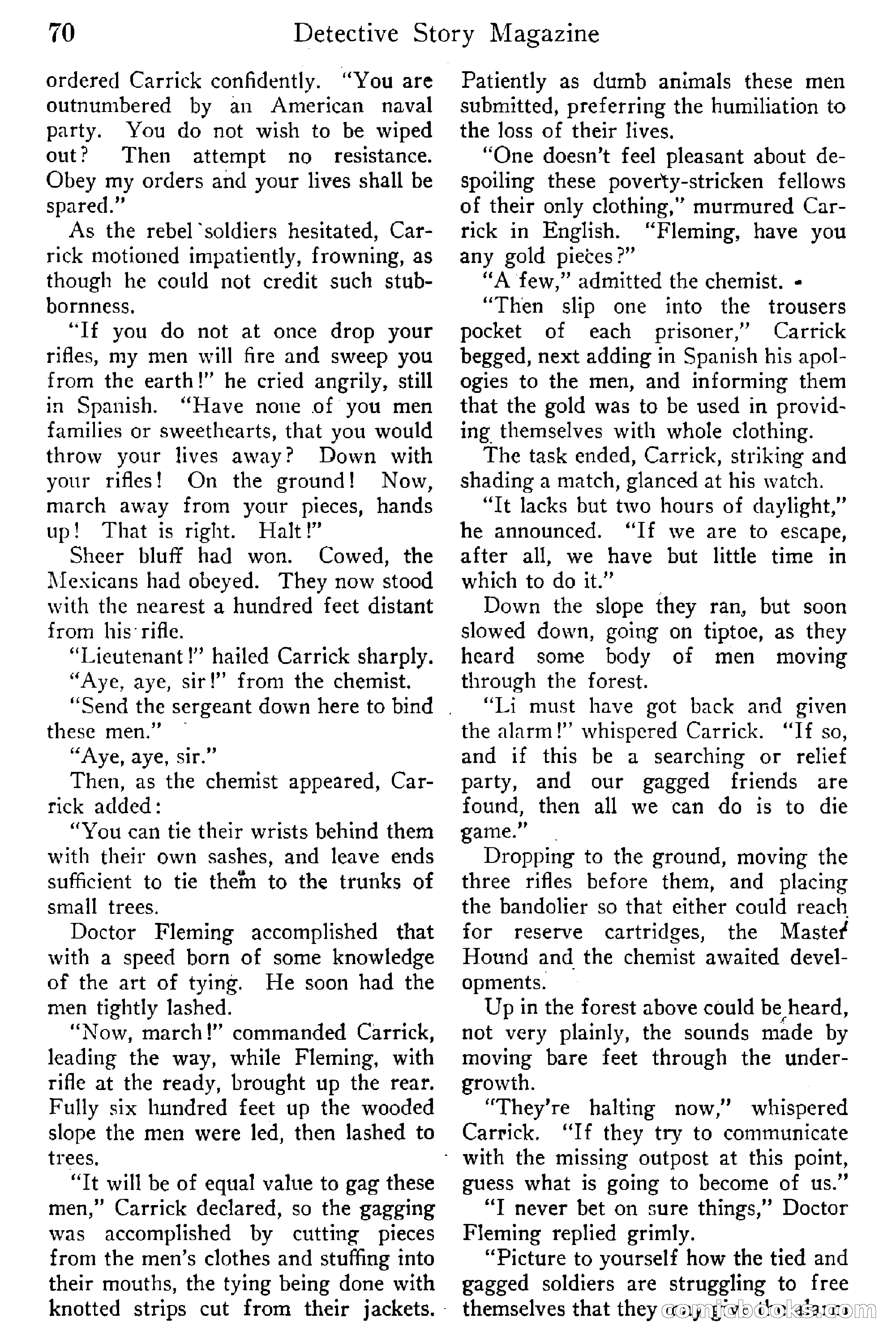 Detective Story Magazine, Vol. 6, No. 1 — page 72 of 132