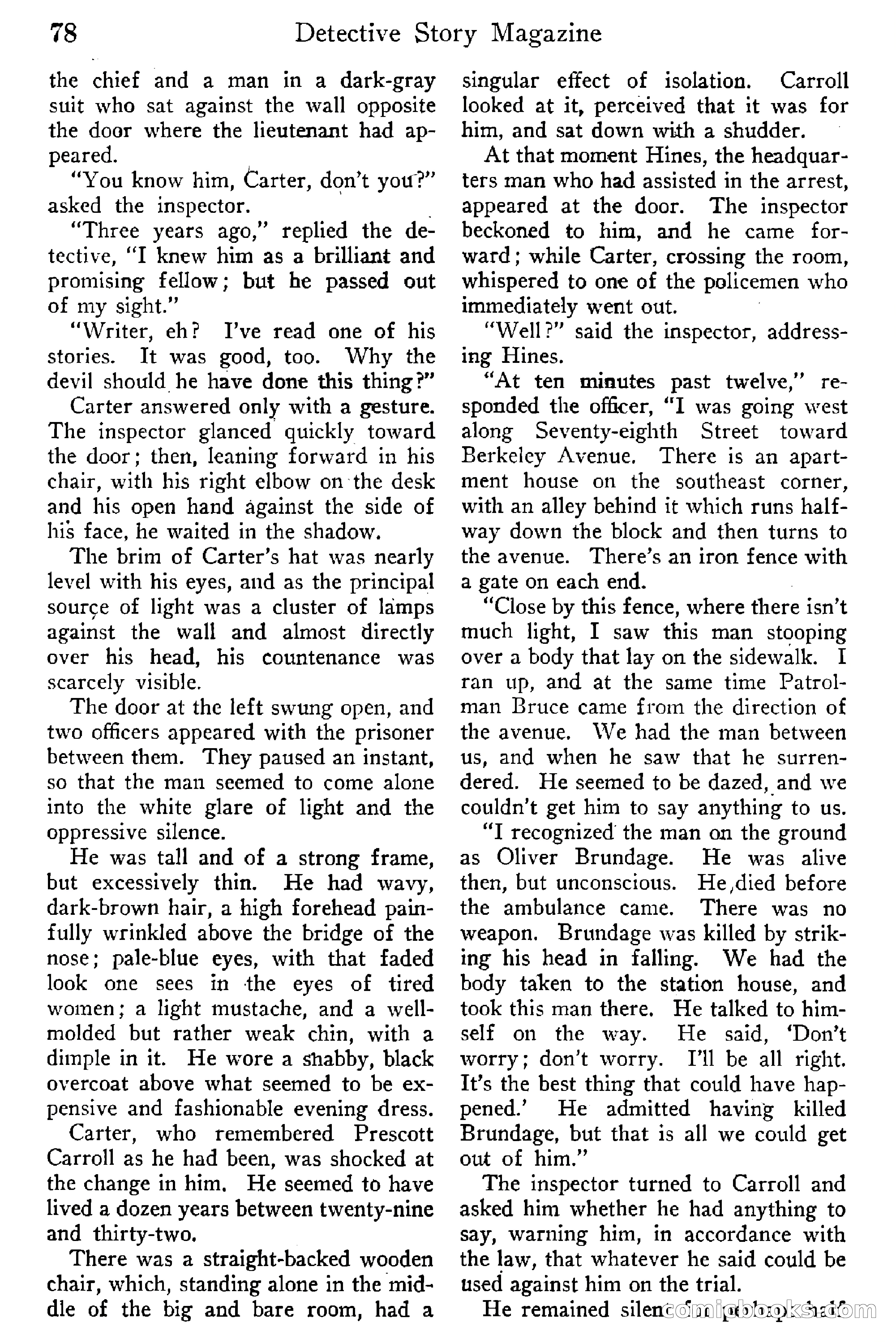 Detective Story Magazine, Vol. 6, No. 1 — page 80 of 132