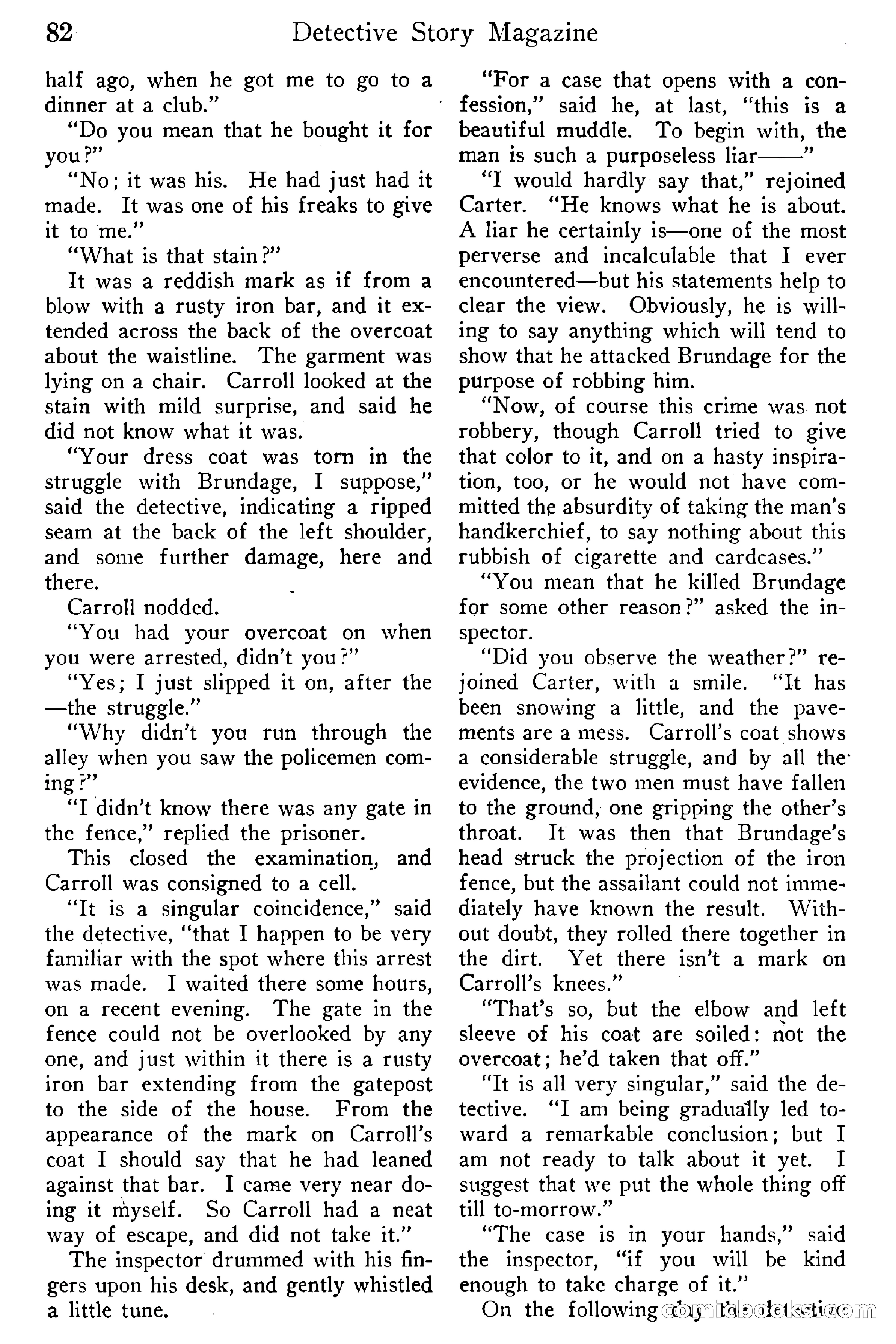 Detective Story Magazine, Vol. 6, No. 1 — page 84 of 132