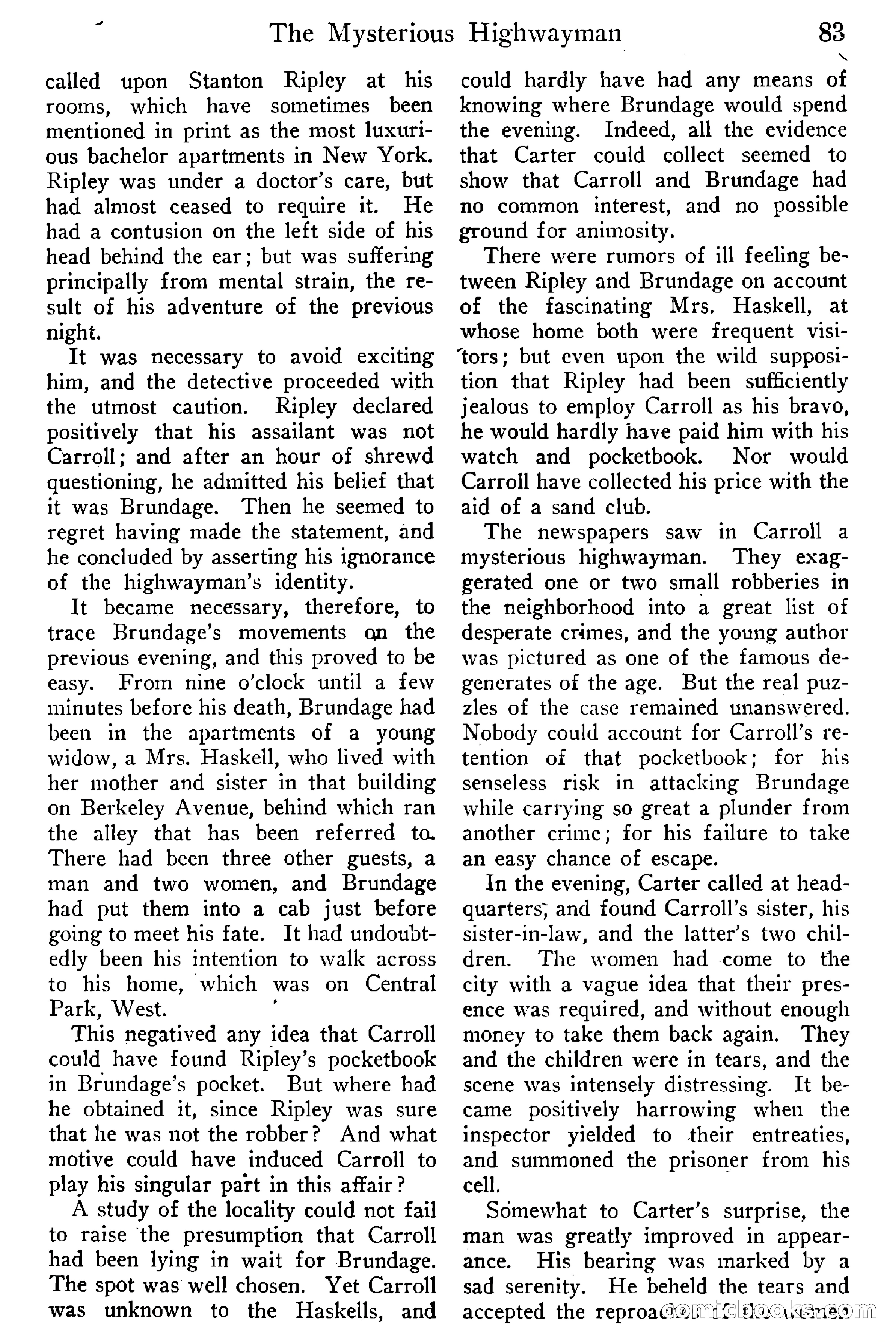 Detective Story Magazine, Vol. 6, No. 1 — page 85 of 132