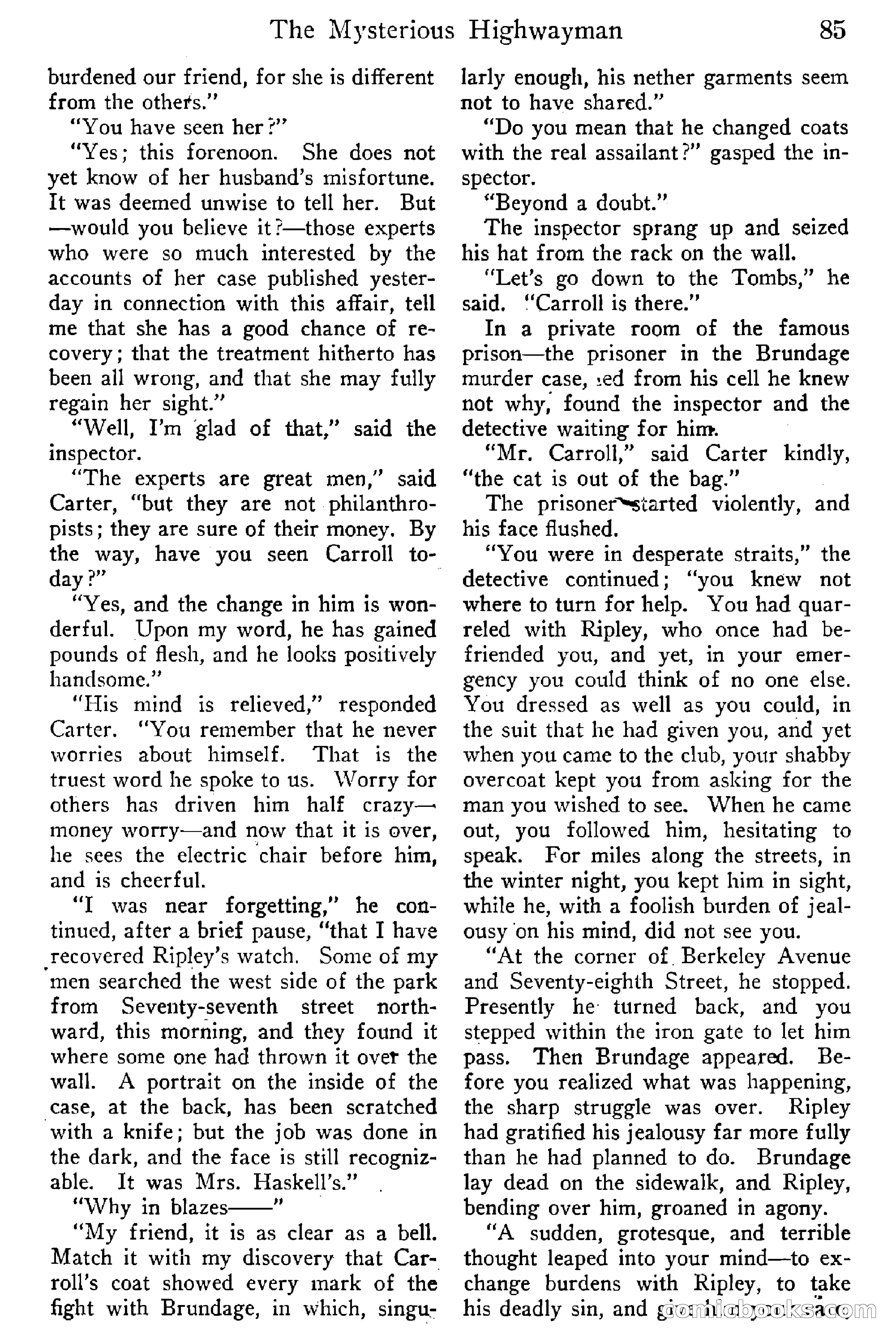 Detective Story Magazine, Vol. 6, No. 1 — page 87 of 132
