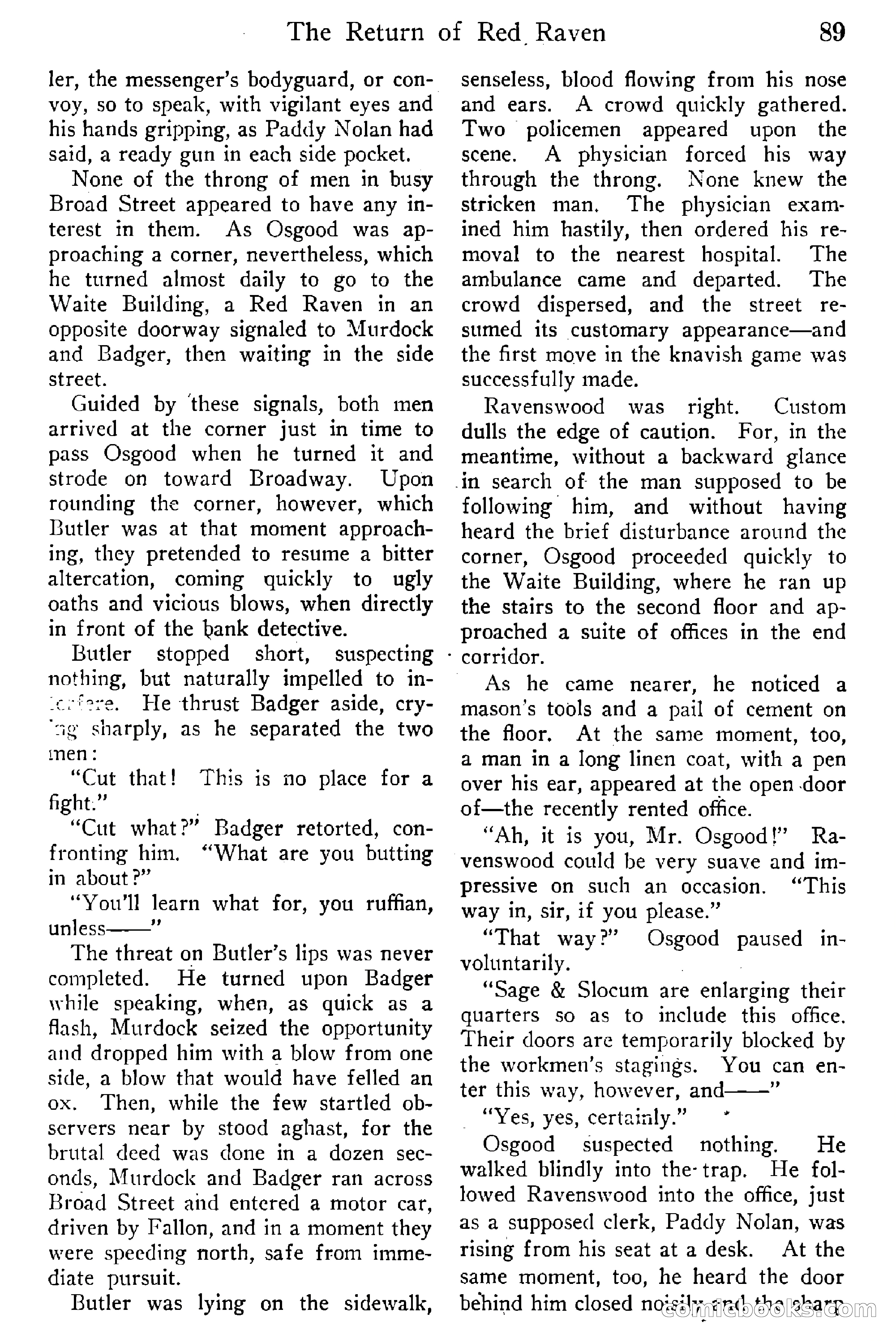 Detective Story Magazine, Vol. 6, No. 1 — page 91 of 132