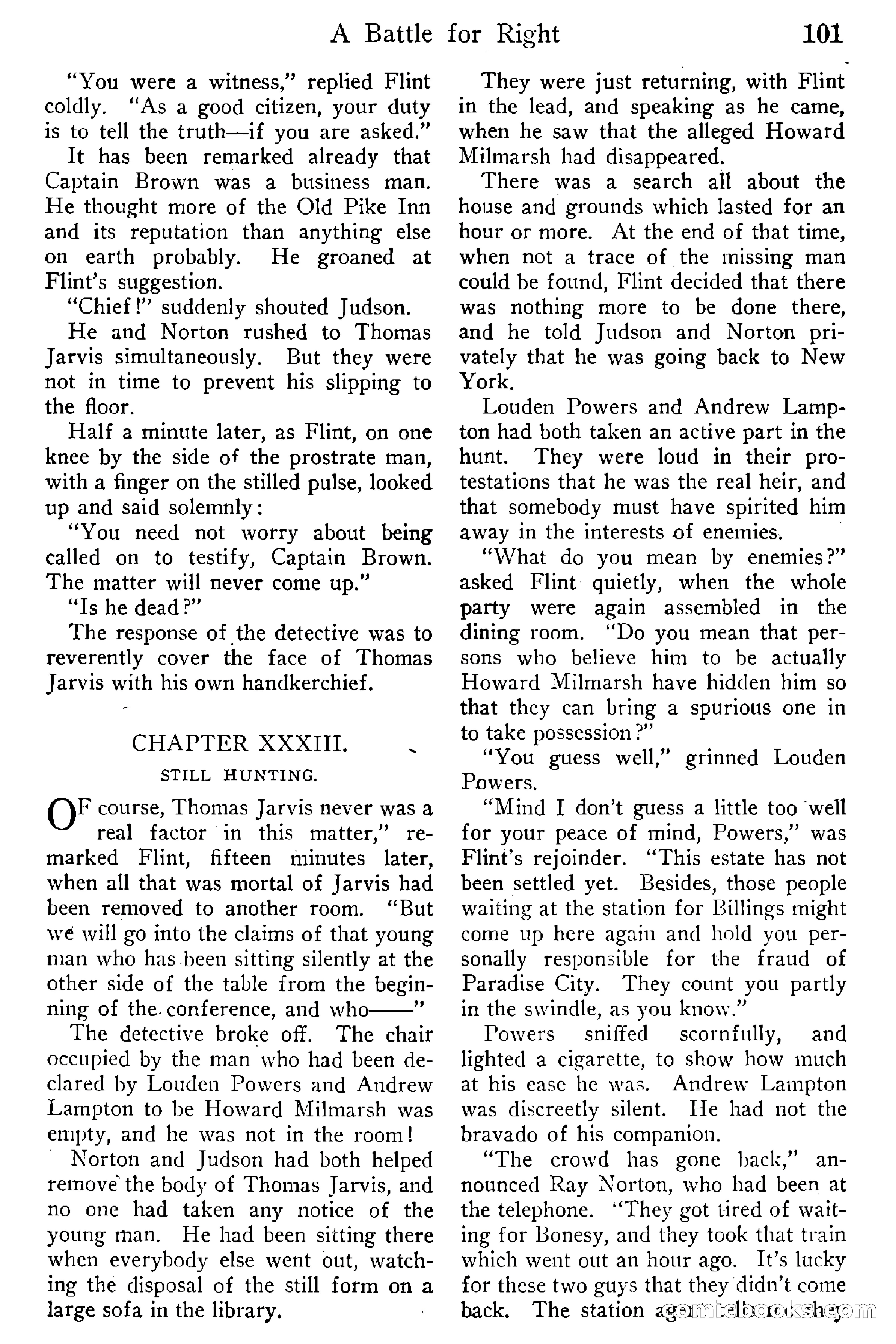 Detective Story Magazine, Vol. 6, No. 1 — page 103 of 132