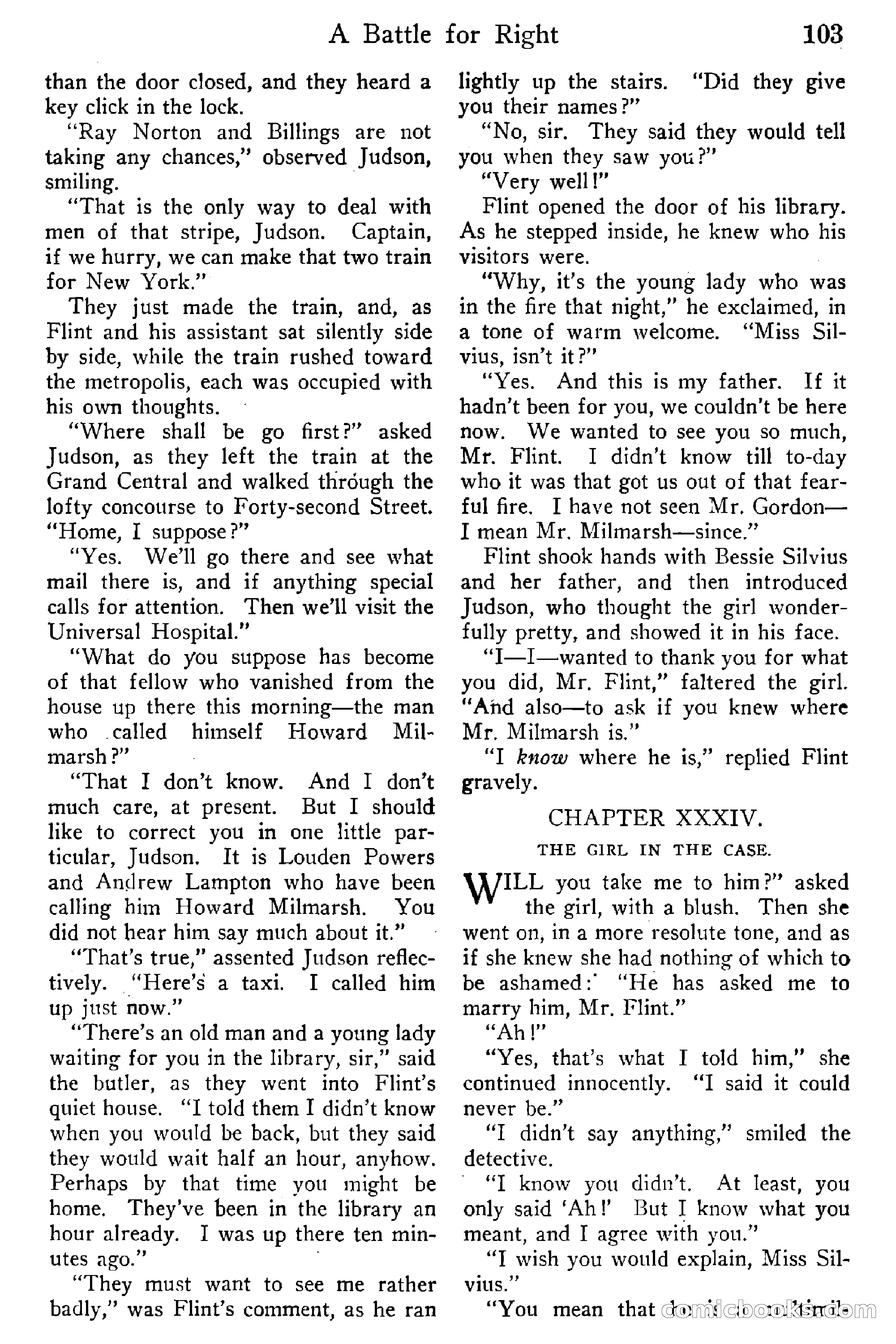 Detective Story Magazine, Vol. 6, No. 1 — page 105 of 132
