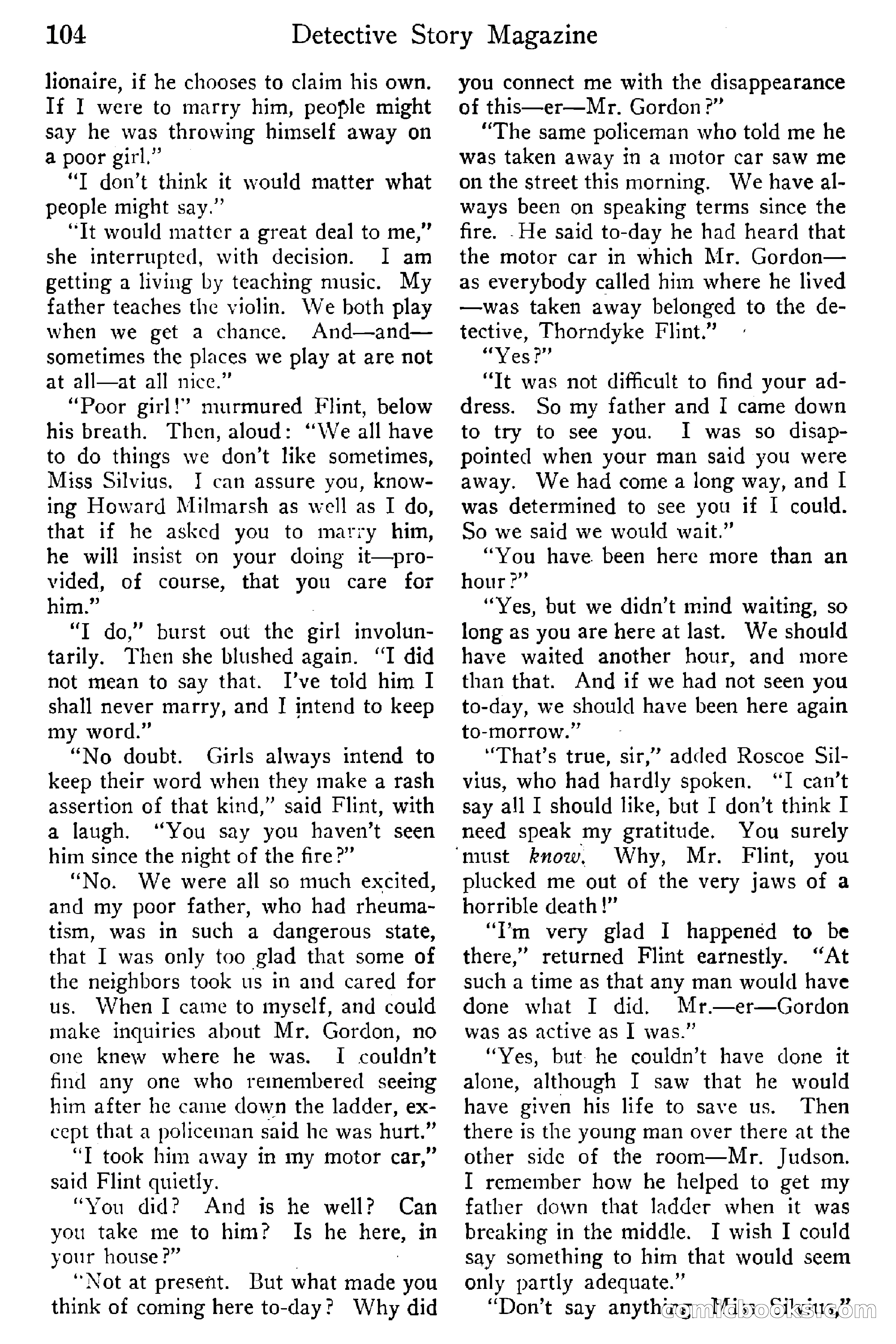 Detective Story Magazine, Vol. 6, No. 1 — page 106 of 132