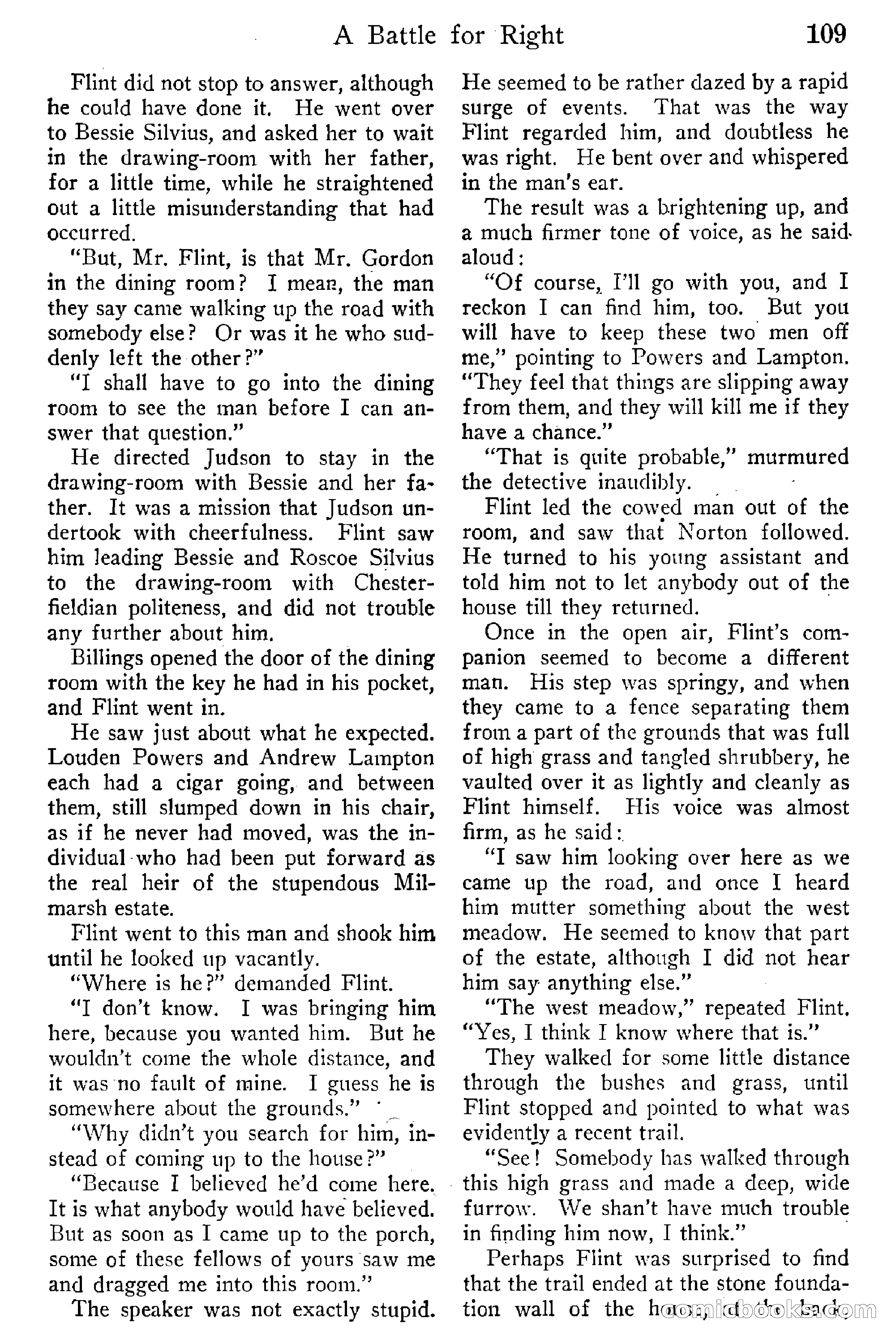 Detective Story Magazine, Vol. 6, No. 1 — page 111 of 132