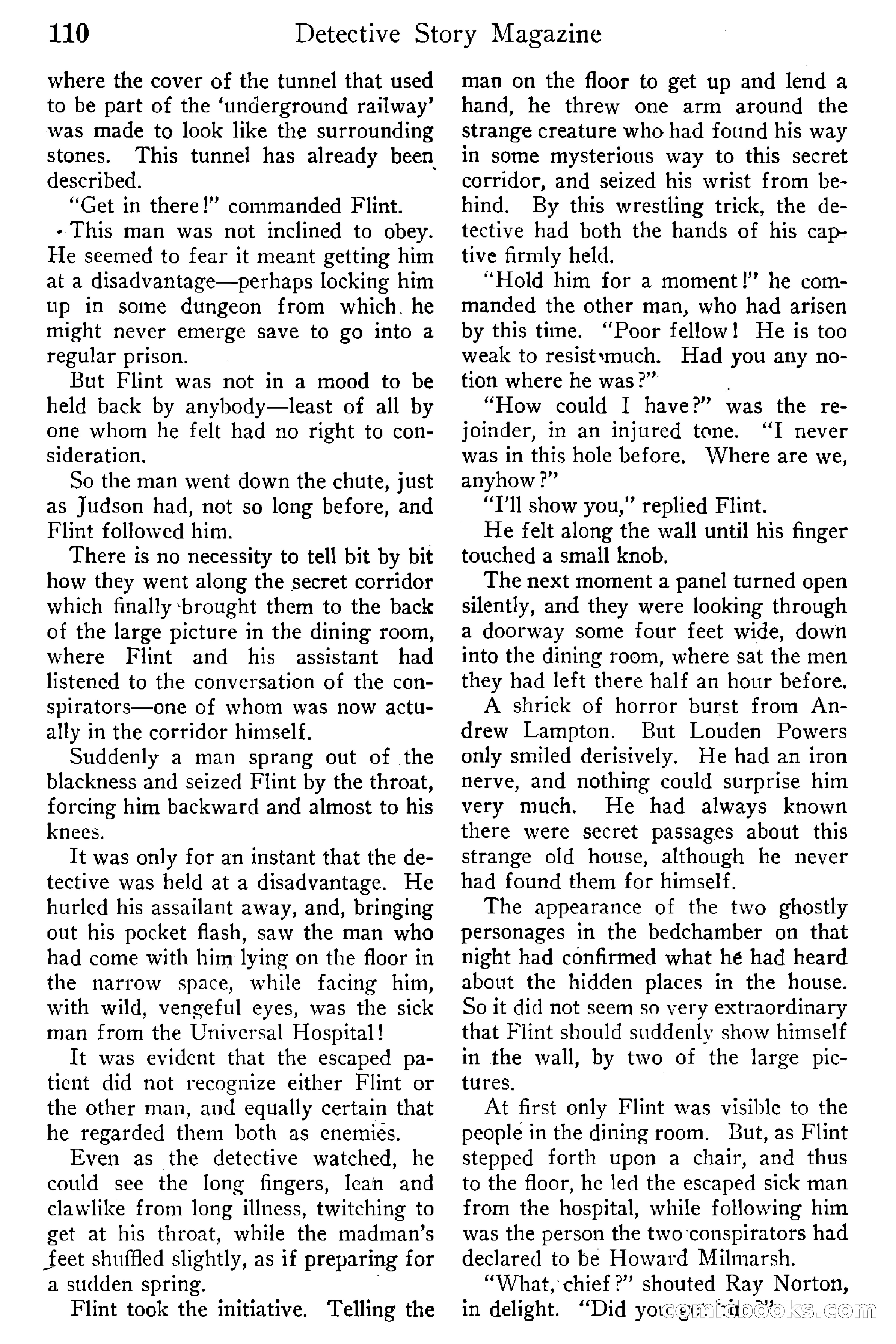 Detective Story Magazine, Vol. 6, No. 1 — page 112 of 132