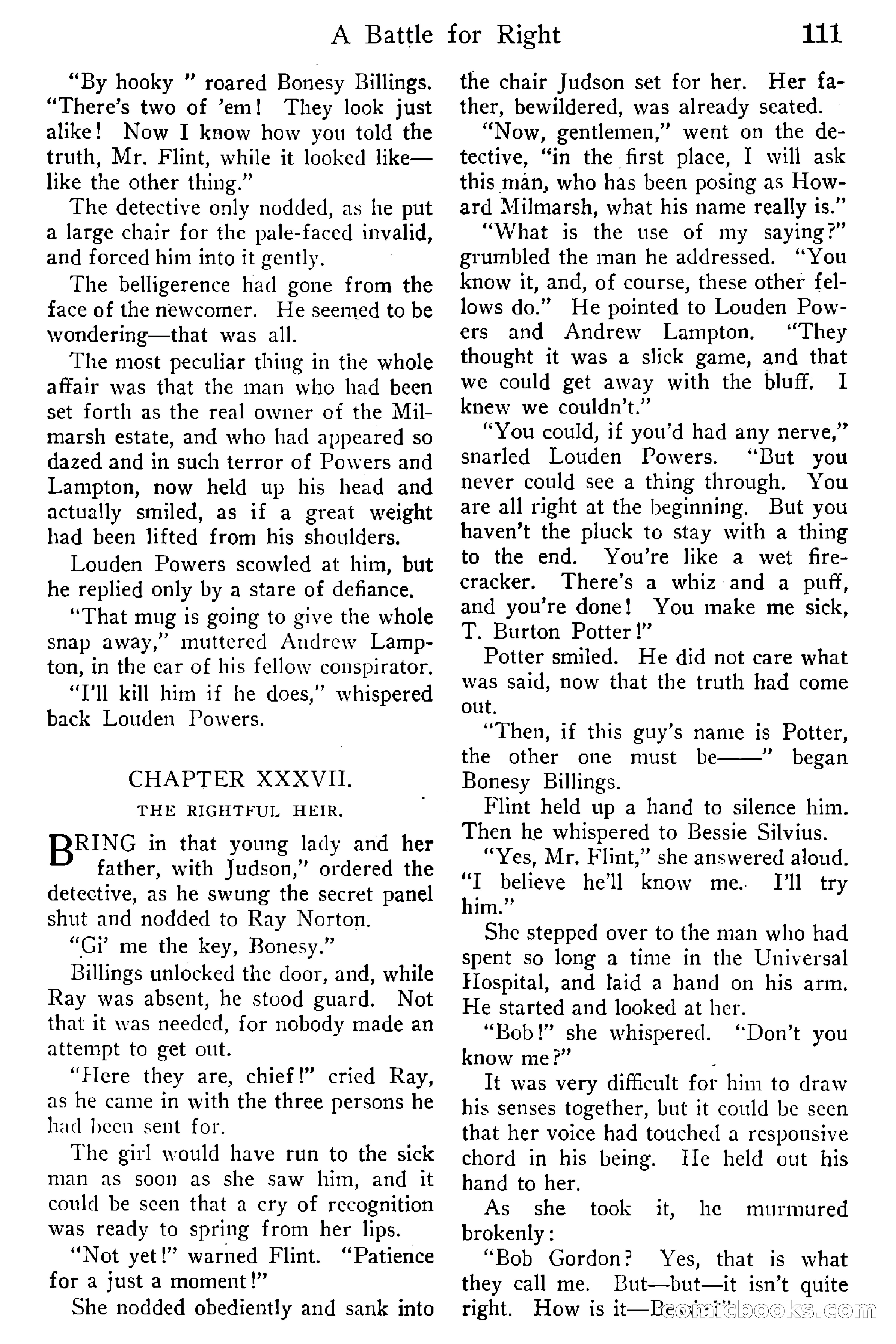 Detective Story Magazine, Vol. 6, No. 1 — page 113 of 132