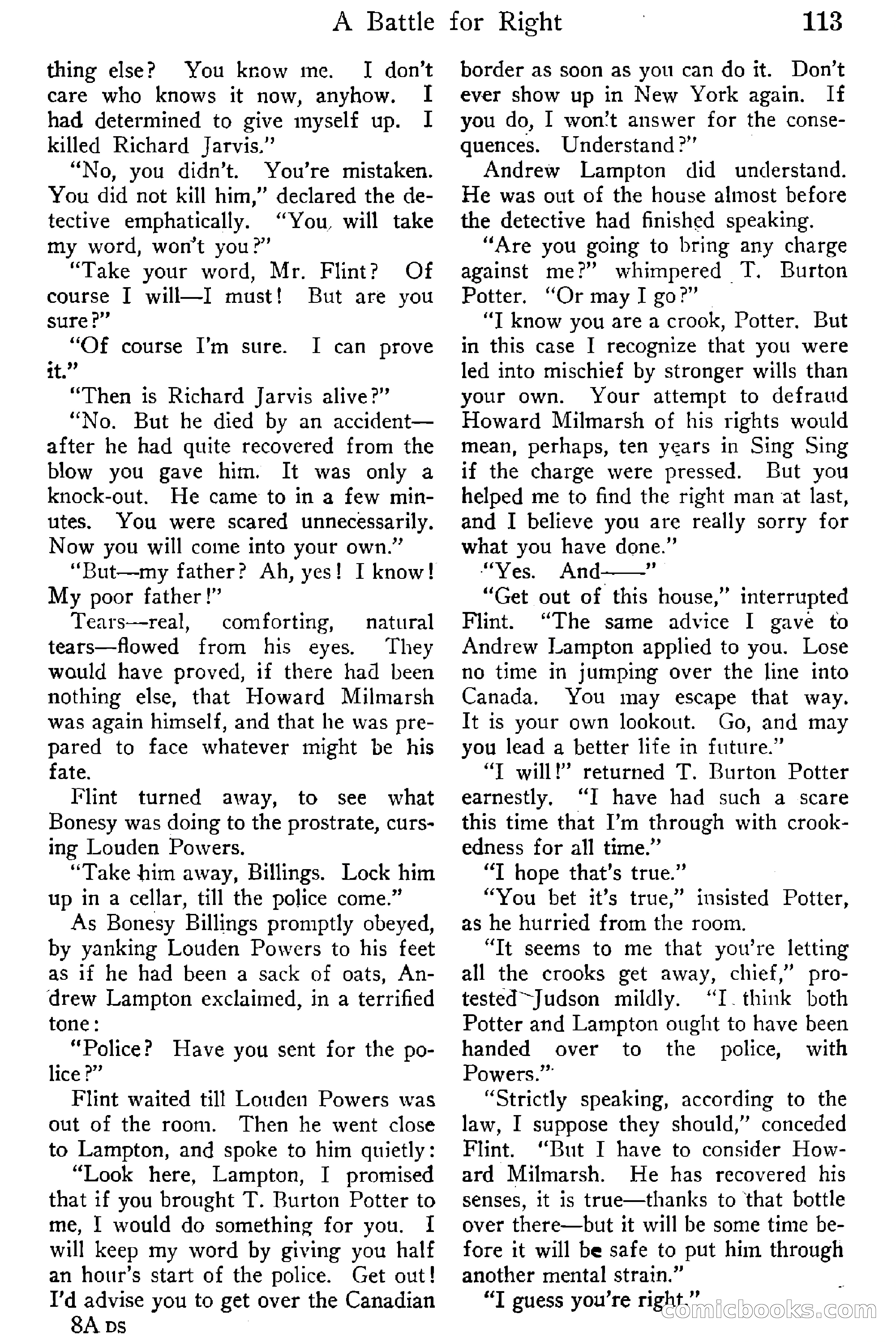 Detective Story Magazine, Vol. 6, No. 1 — page 115 of 132