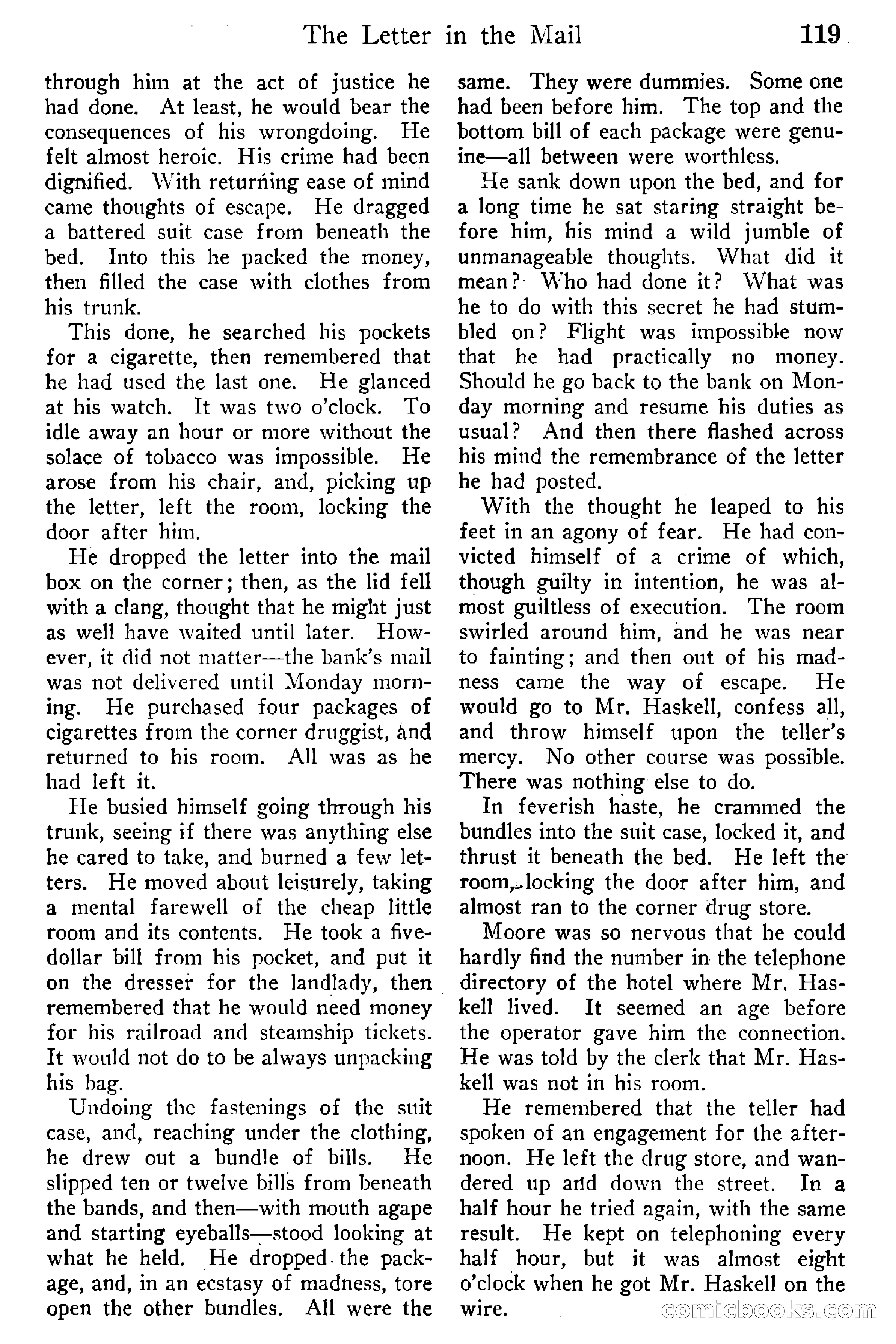 Detective Story Magazine, Vol. 6, No. 1 — page 121 of 132