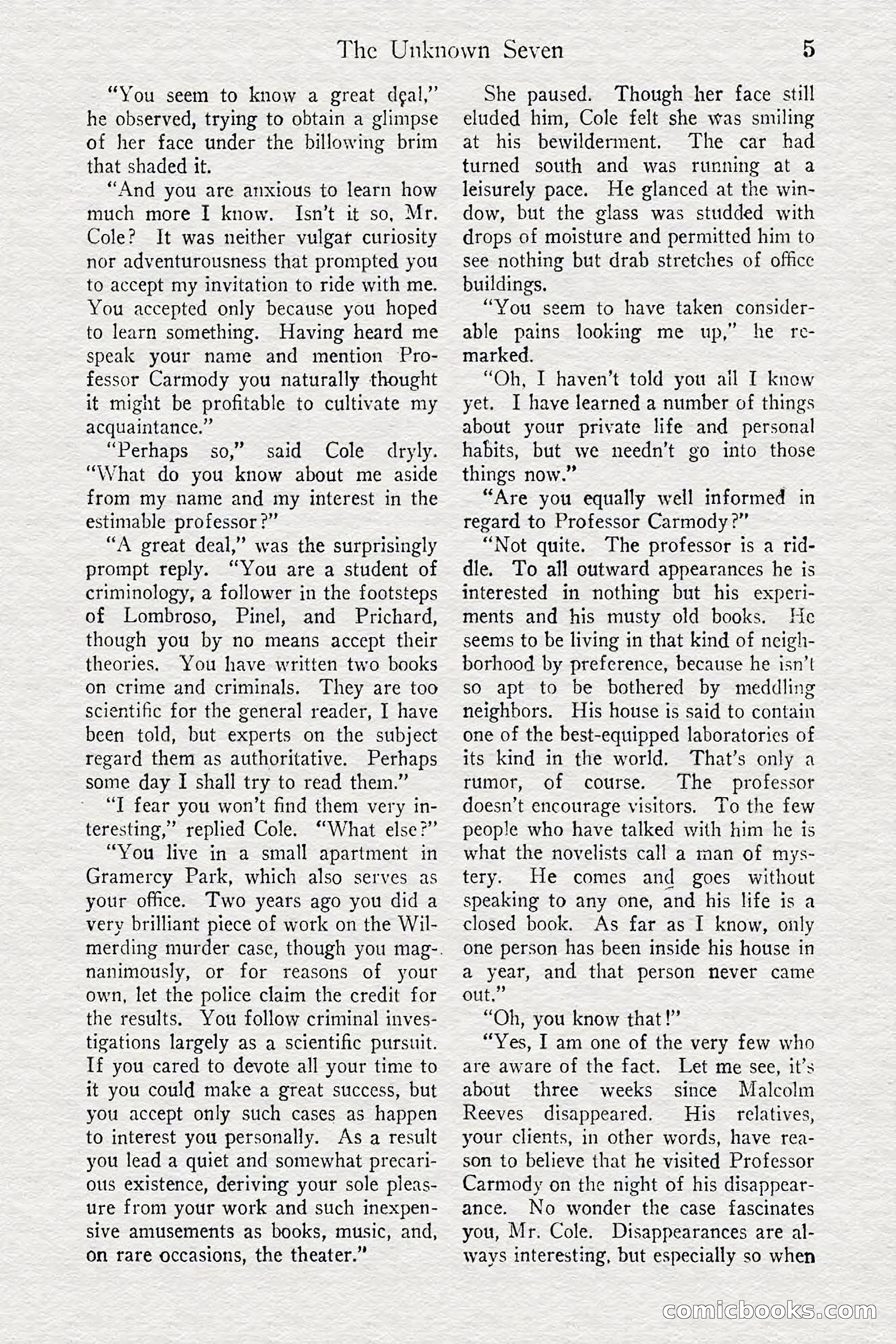Detective Story Magazine — page 7 of 148