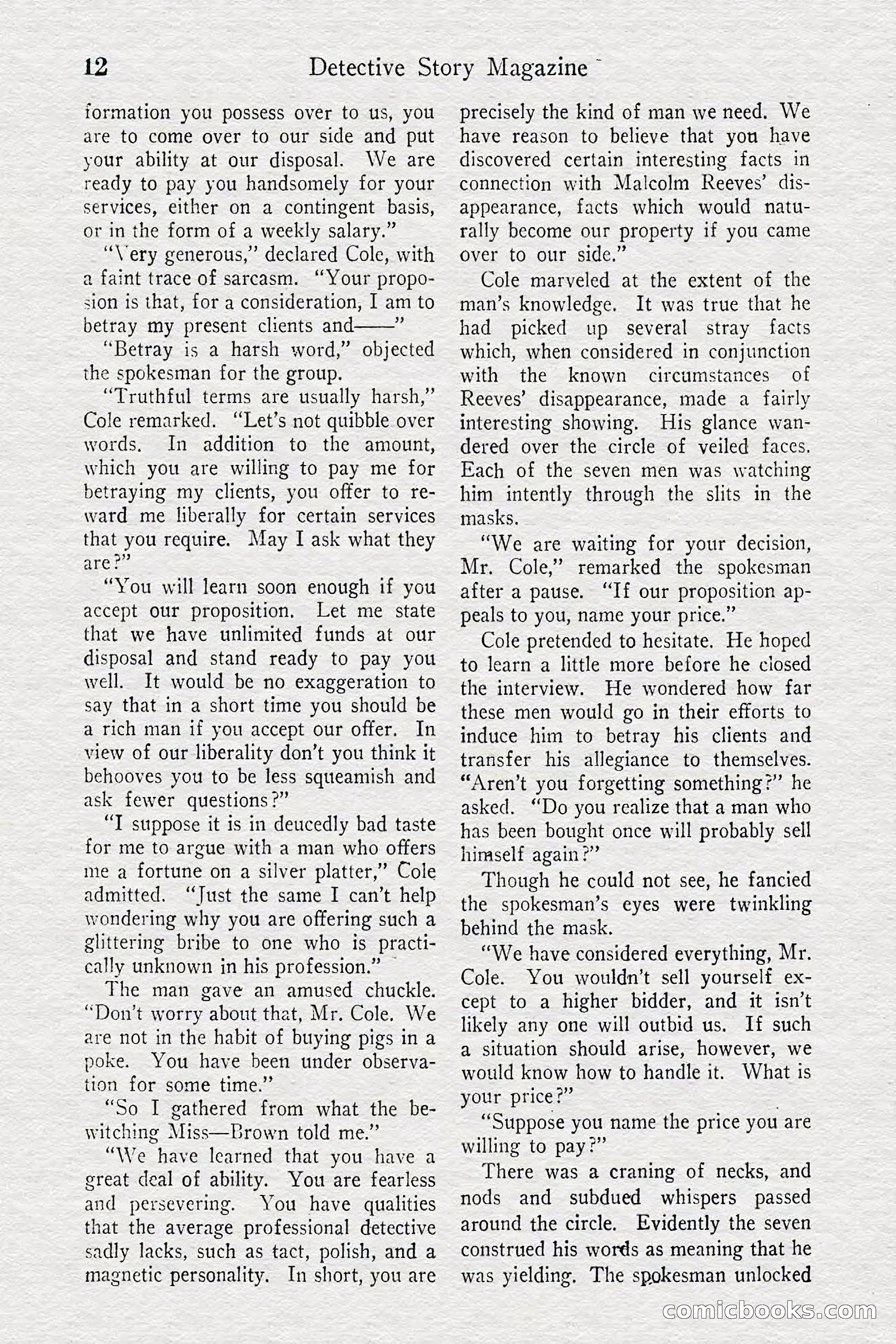 Detective Story Magazine — page 14 of 148