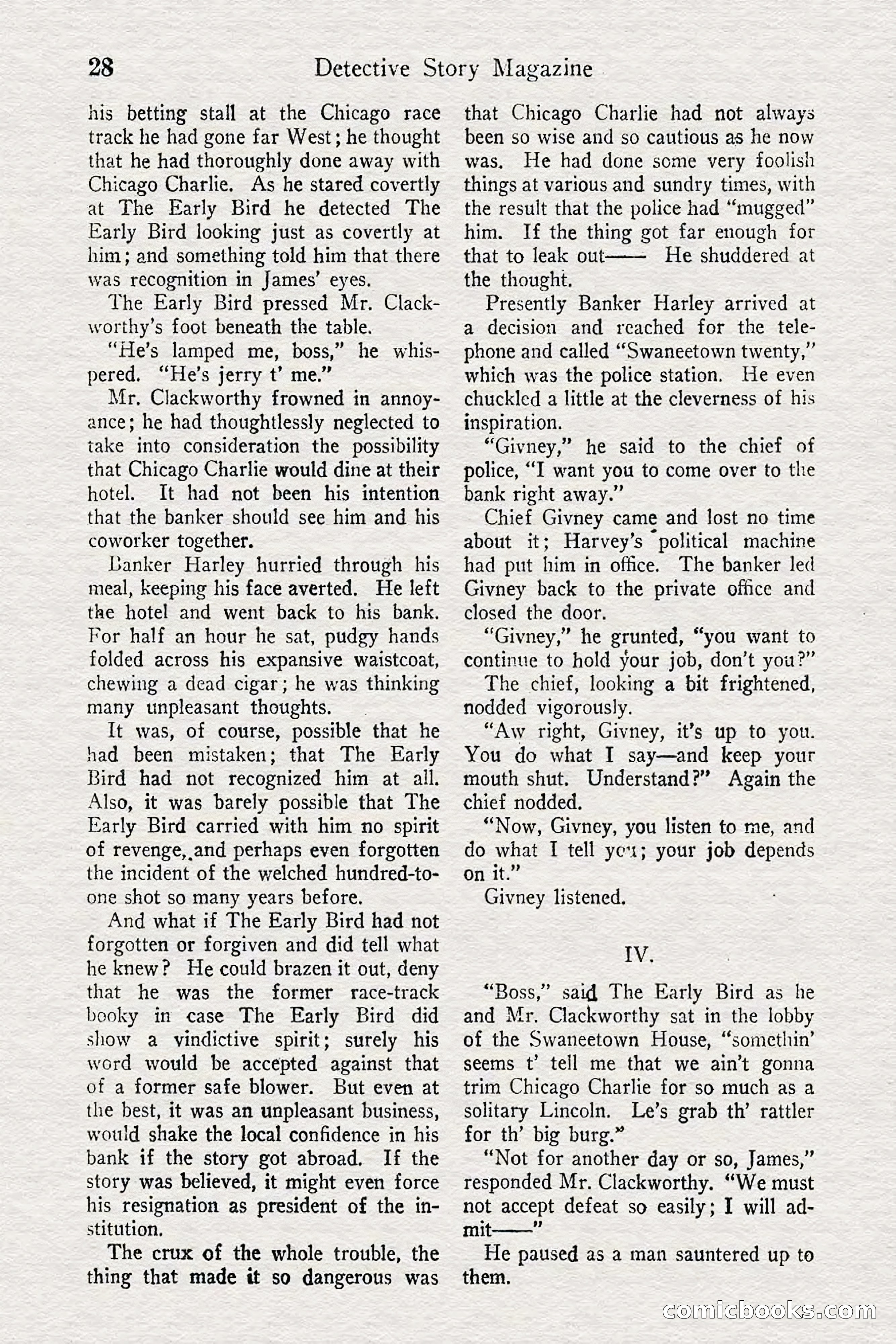 Detective Story Magazine — page 30 of 148