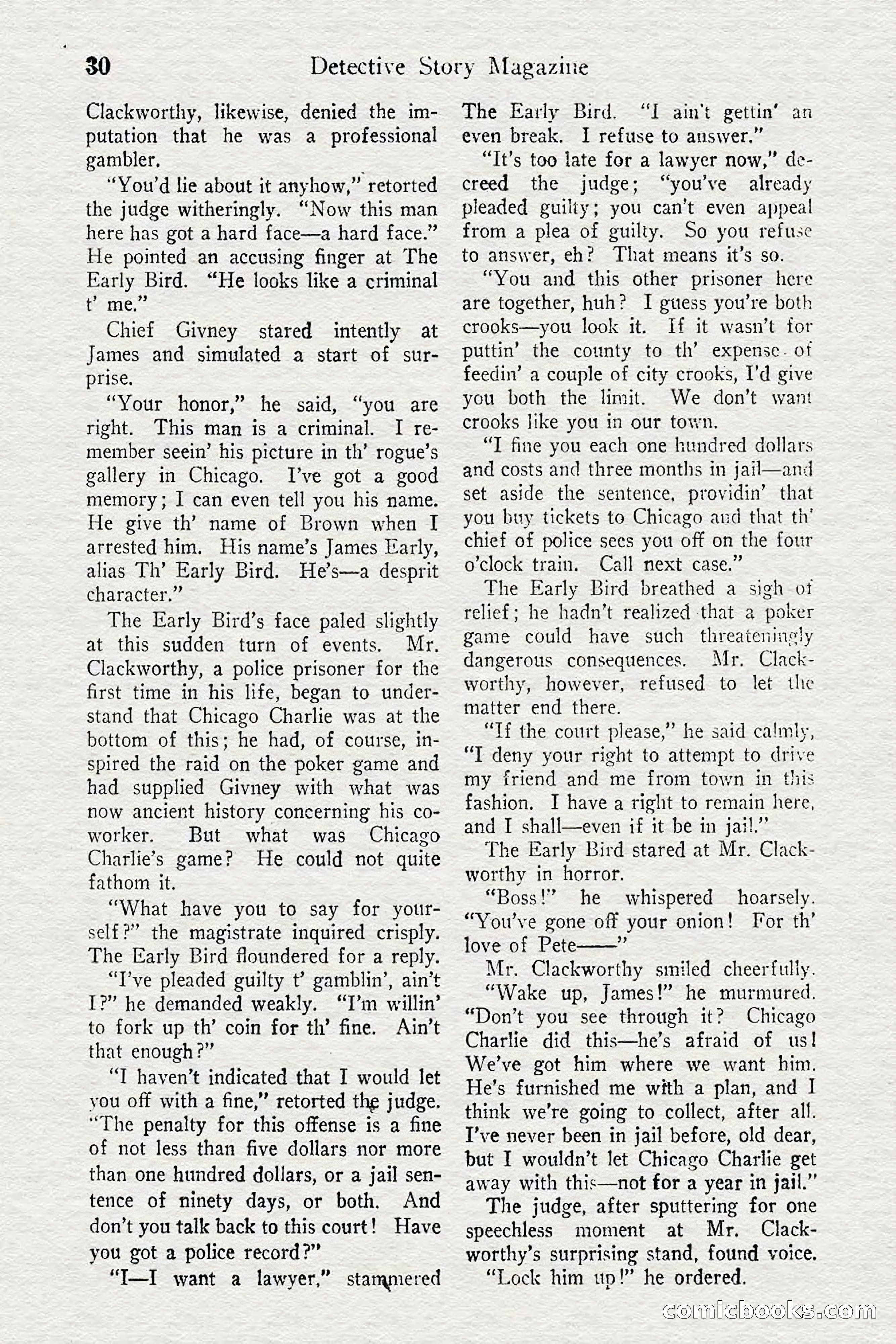 Detective Story Magazine — page 32 of 148