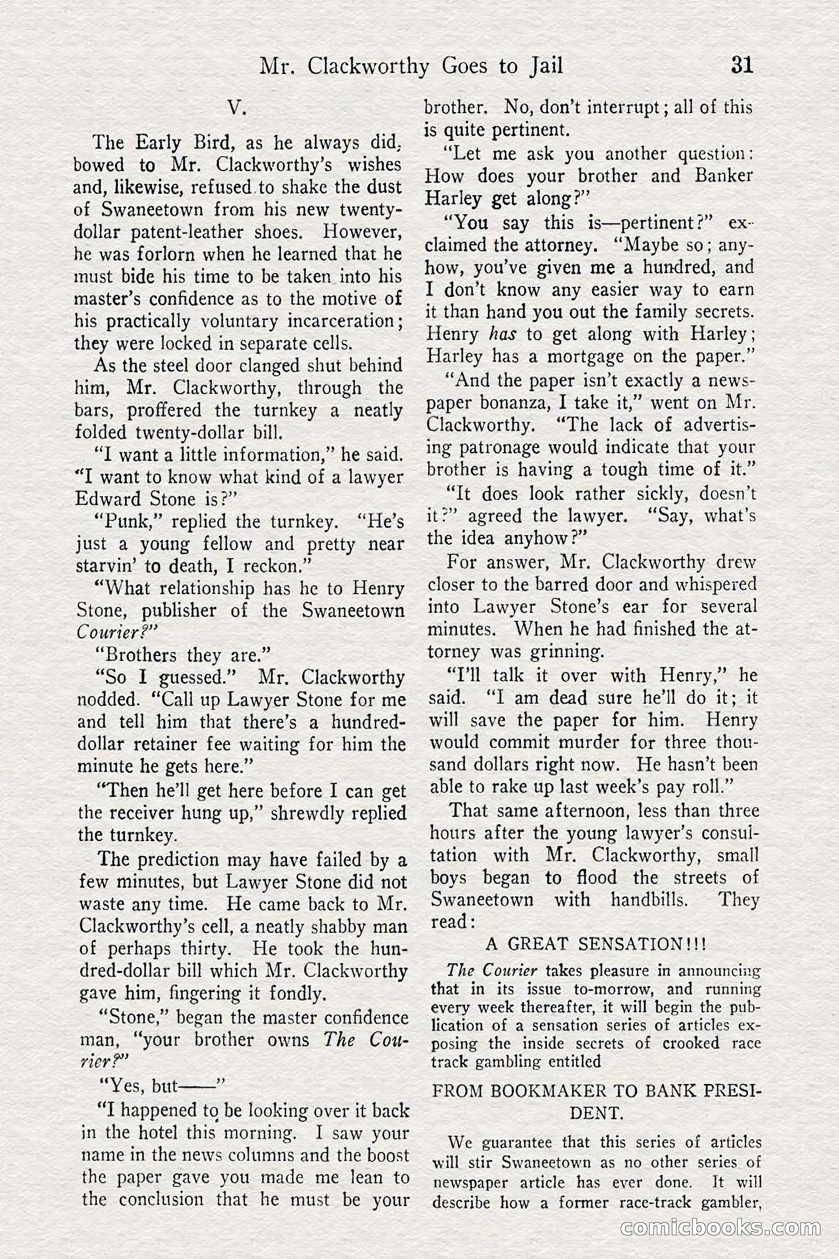 Detective Story Magazine — page 33 of 148