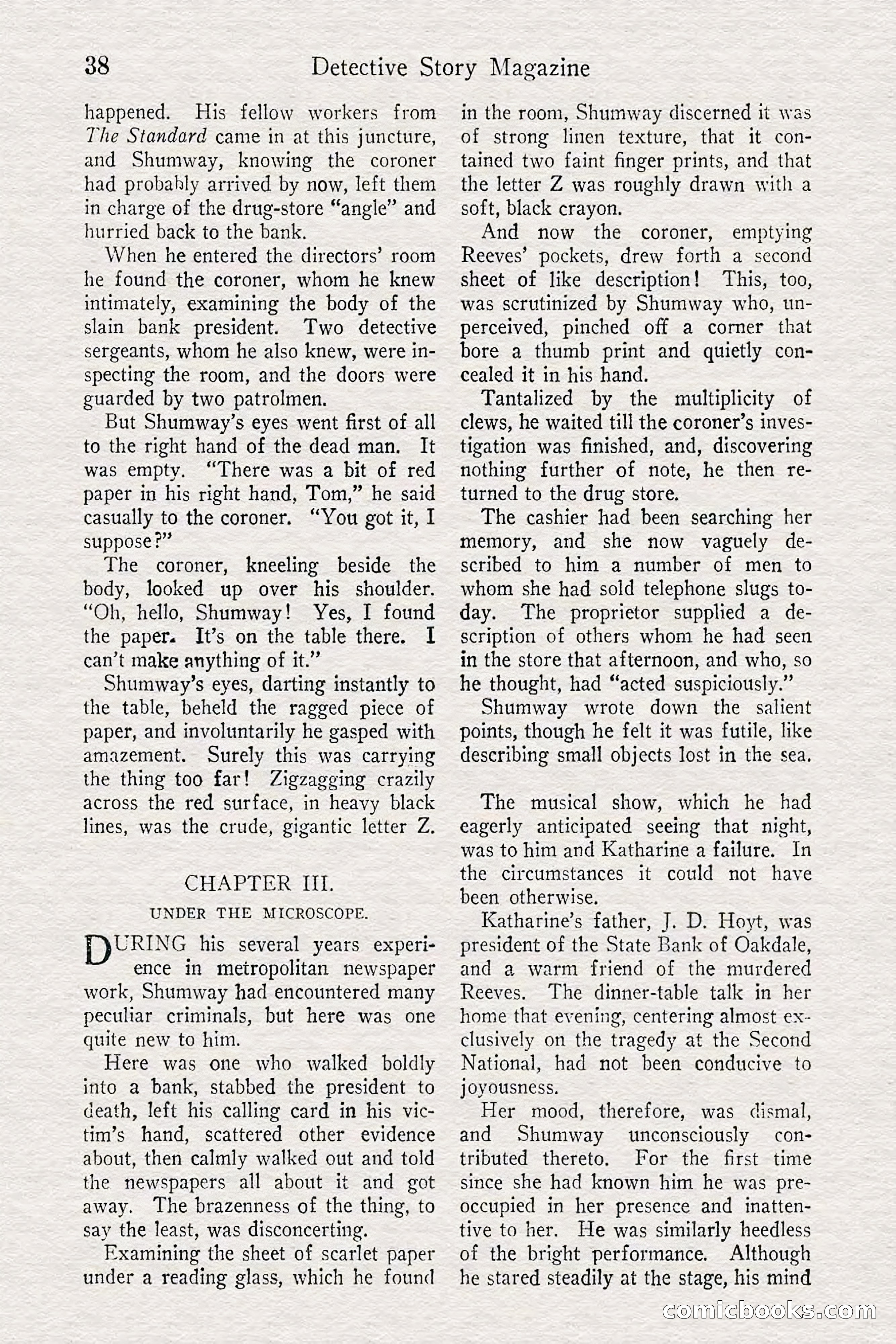 Detective Story Magazine — page 40 of 148