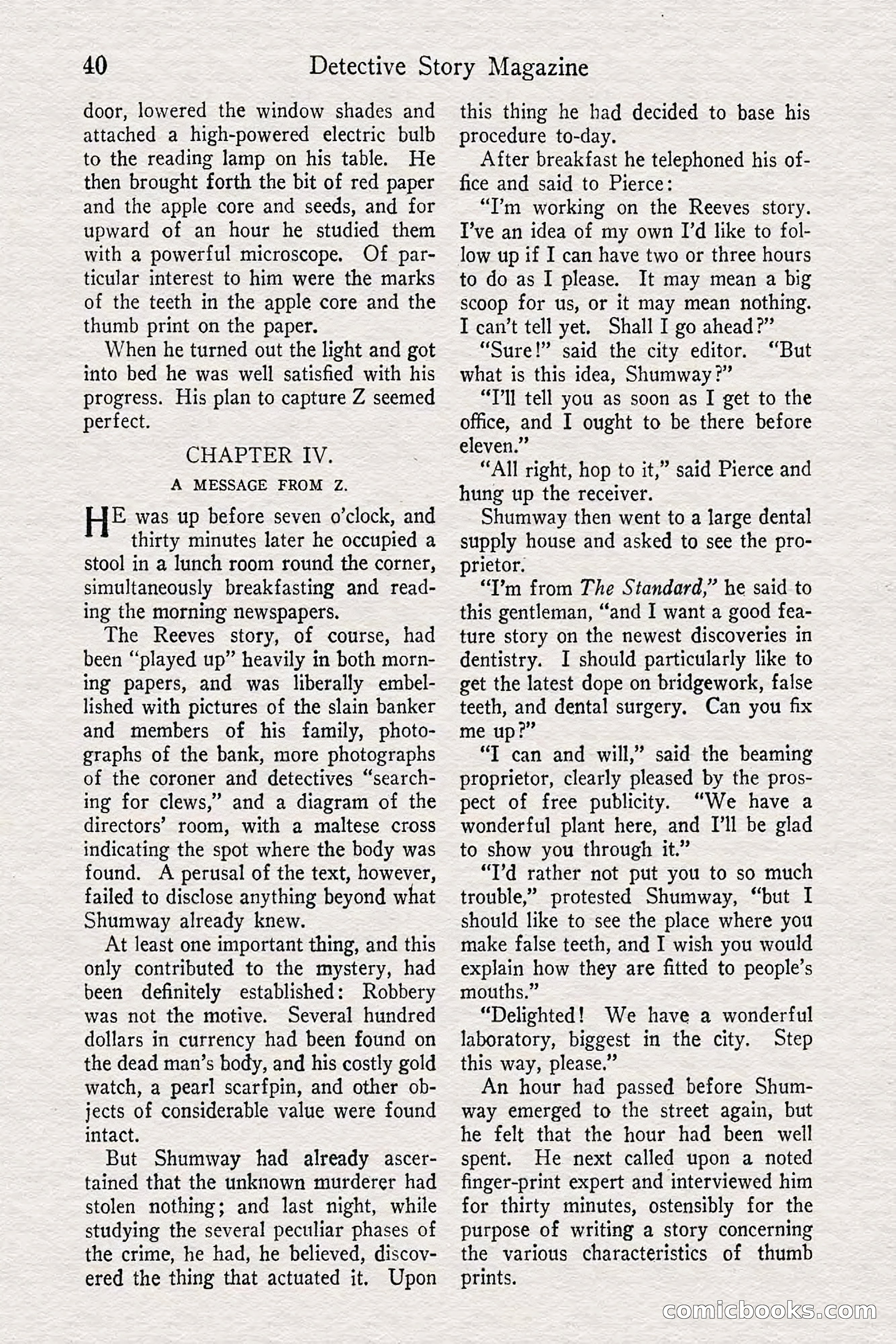 Detective Story Magazine — page 42 of 148