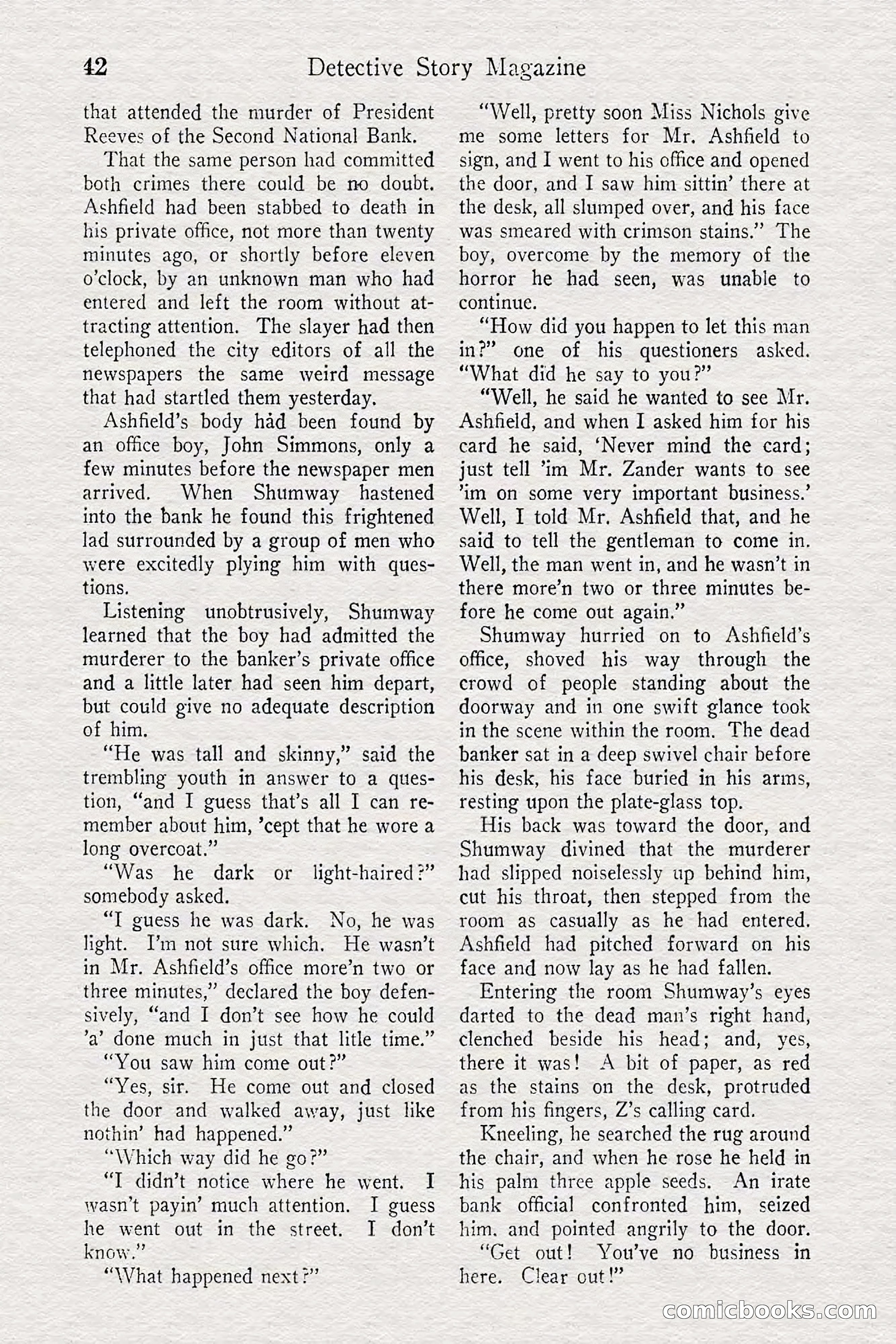 Detective Story Magazine — page 44 of 148
