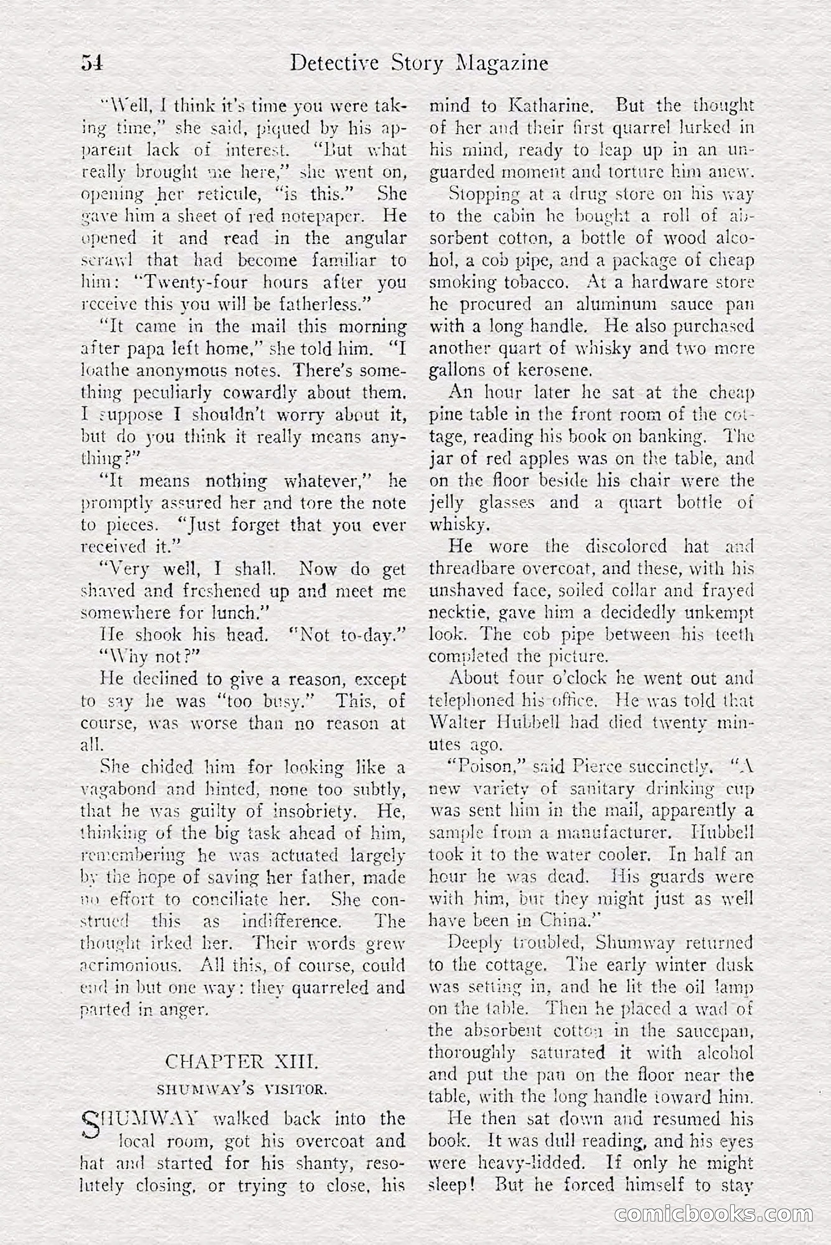 Detective Story Magazine — page 56 of 148